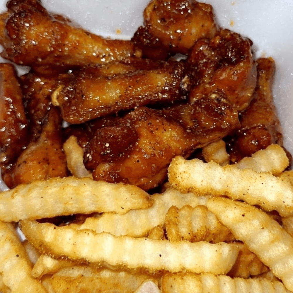 Wings with Fries