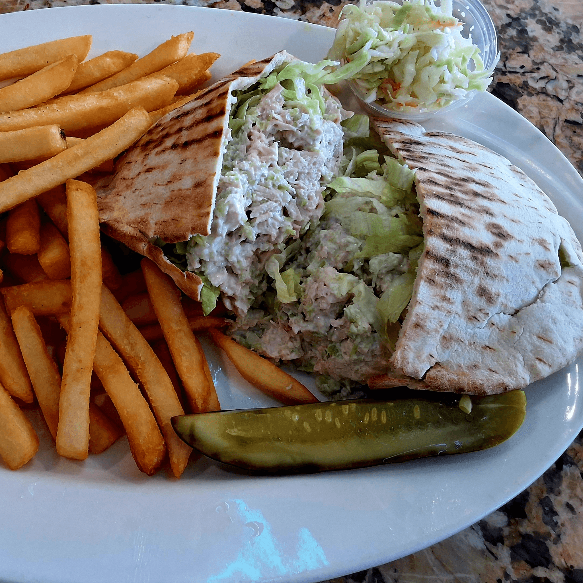 Tuna Salad Pita Sandwich