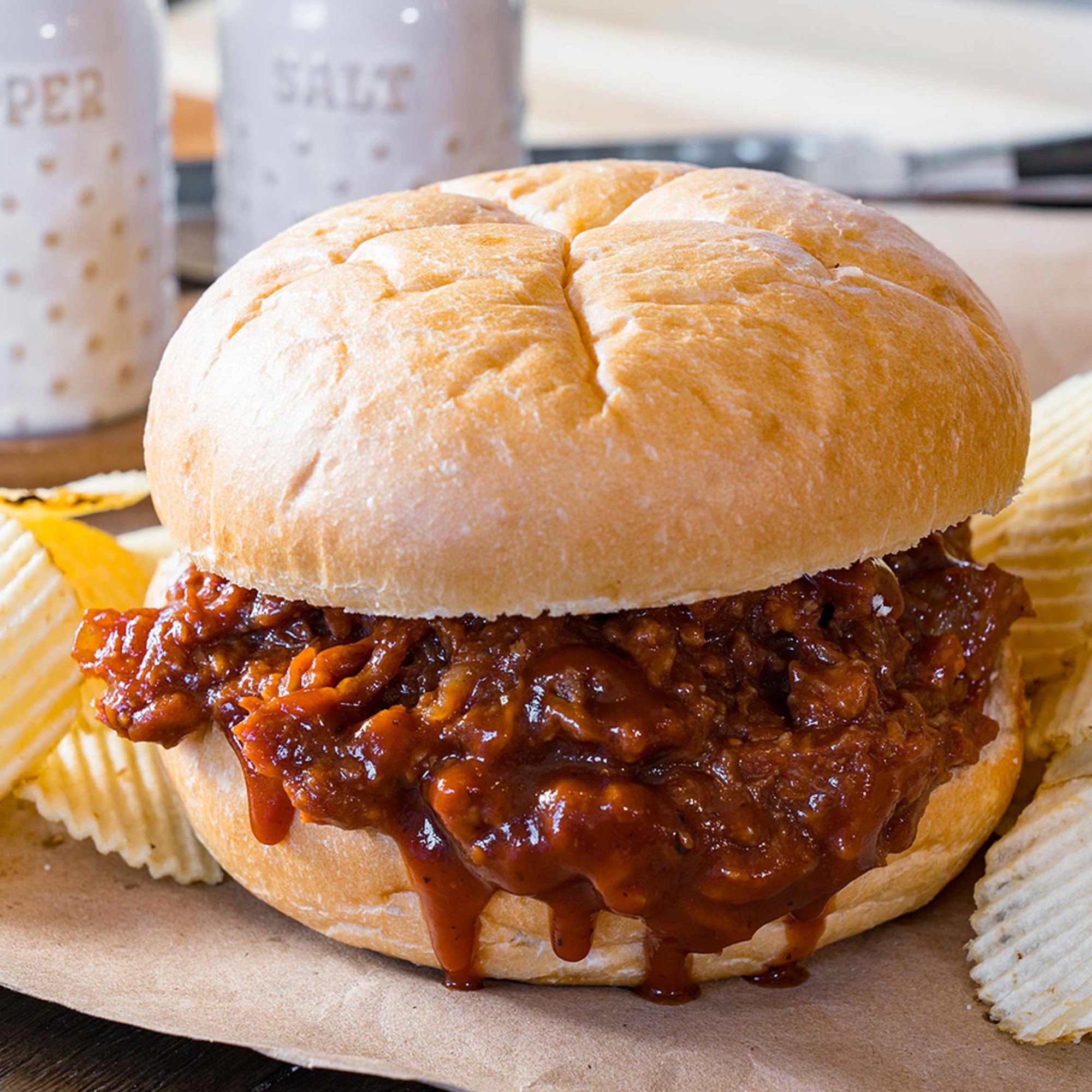 BBQ chicken sandwich combo