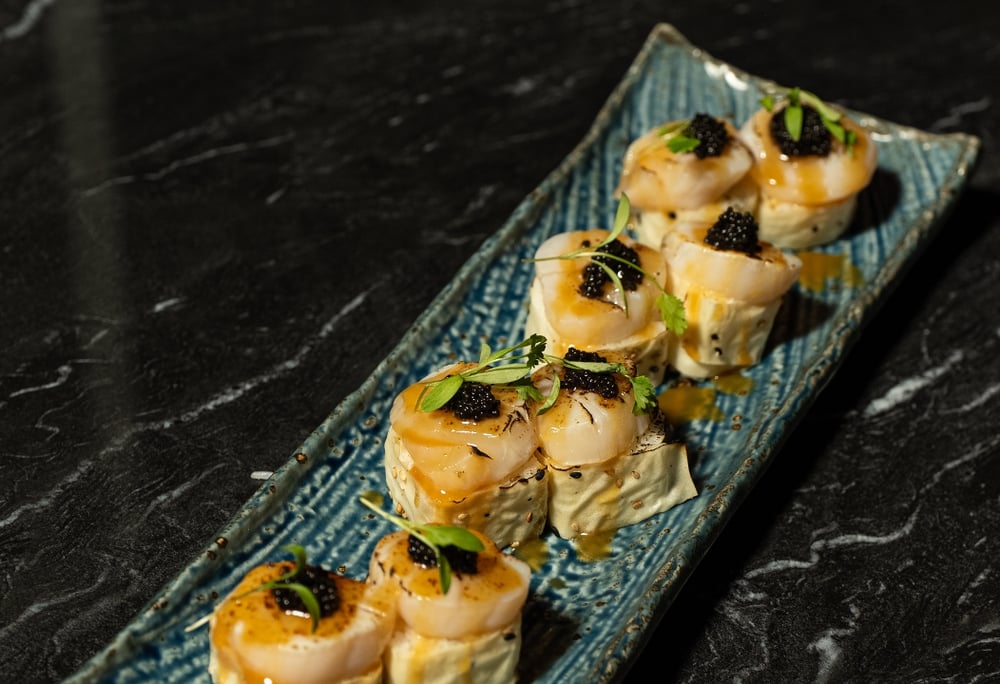 Tri-Scallop Roll