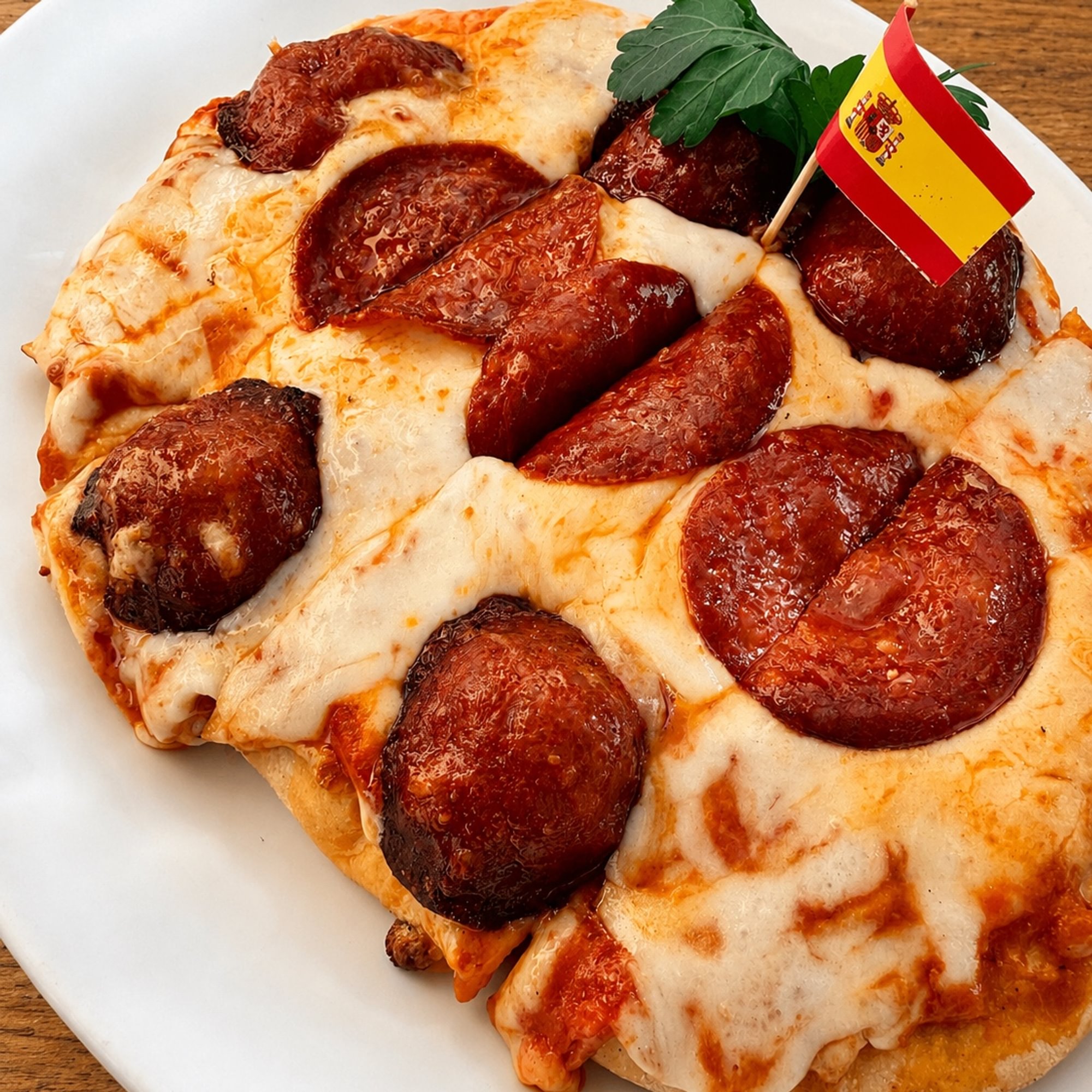 Chorizo Flatbread Pizza