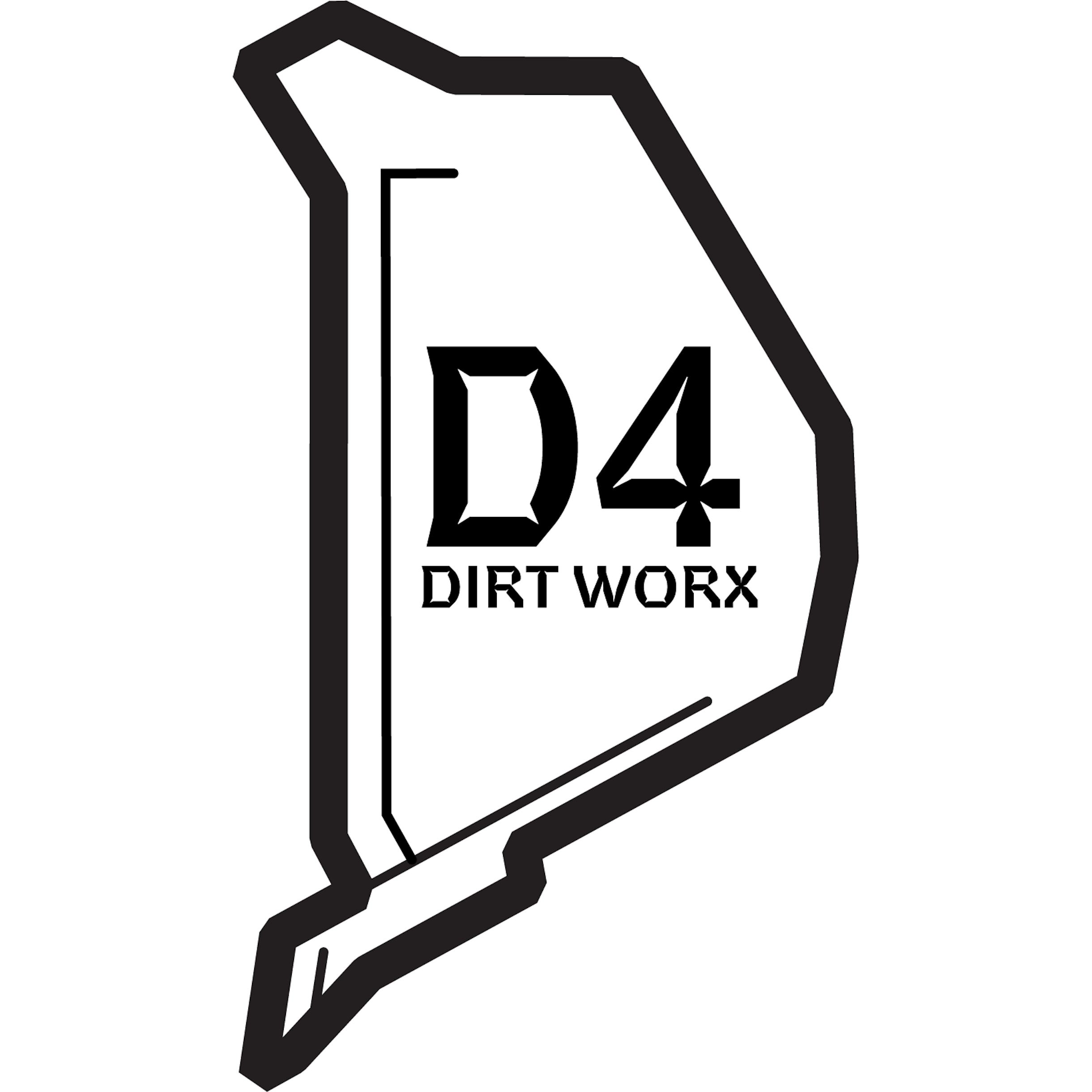 D4 Dirt Worx, LLC. Logo