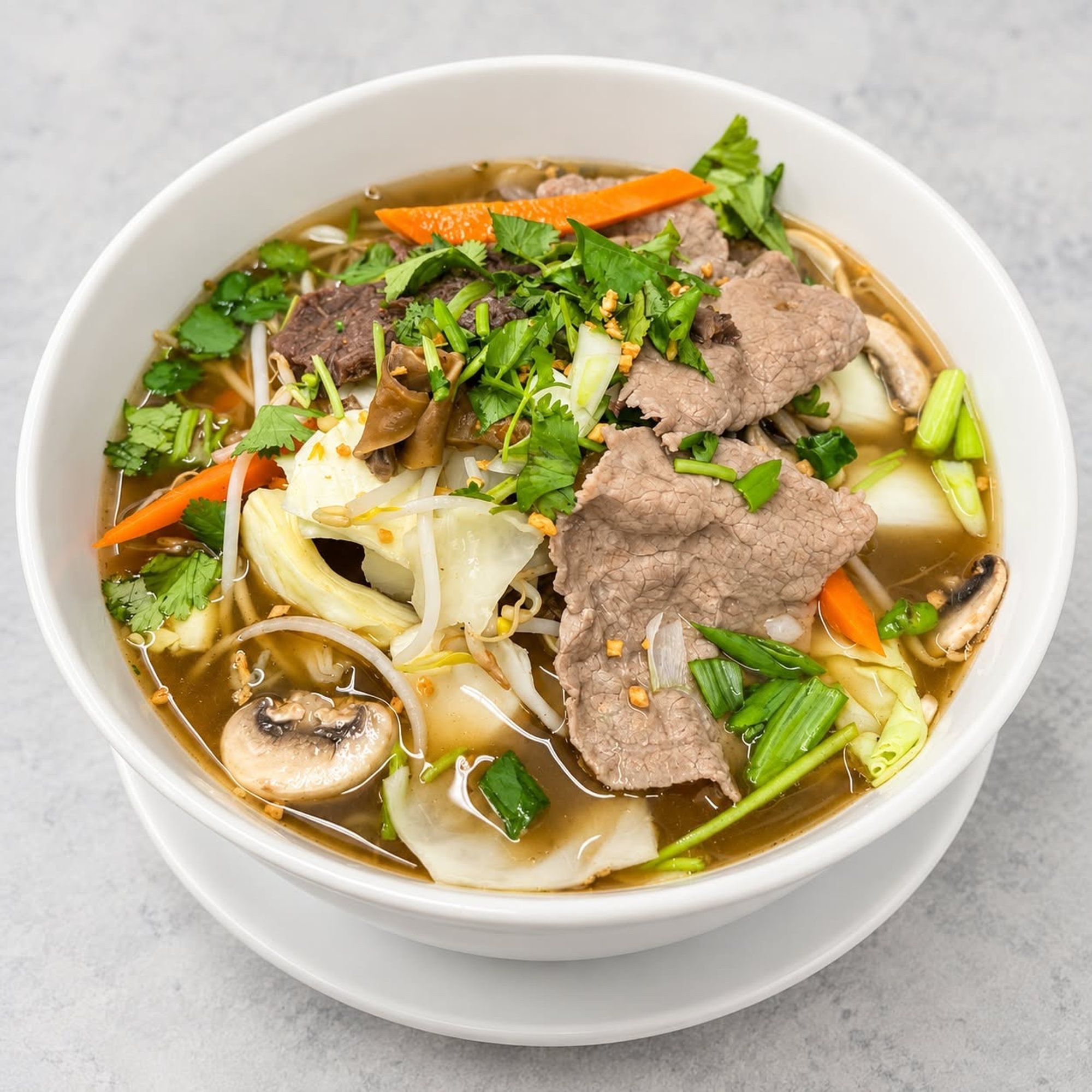 F7. (D) Noodle Soup