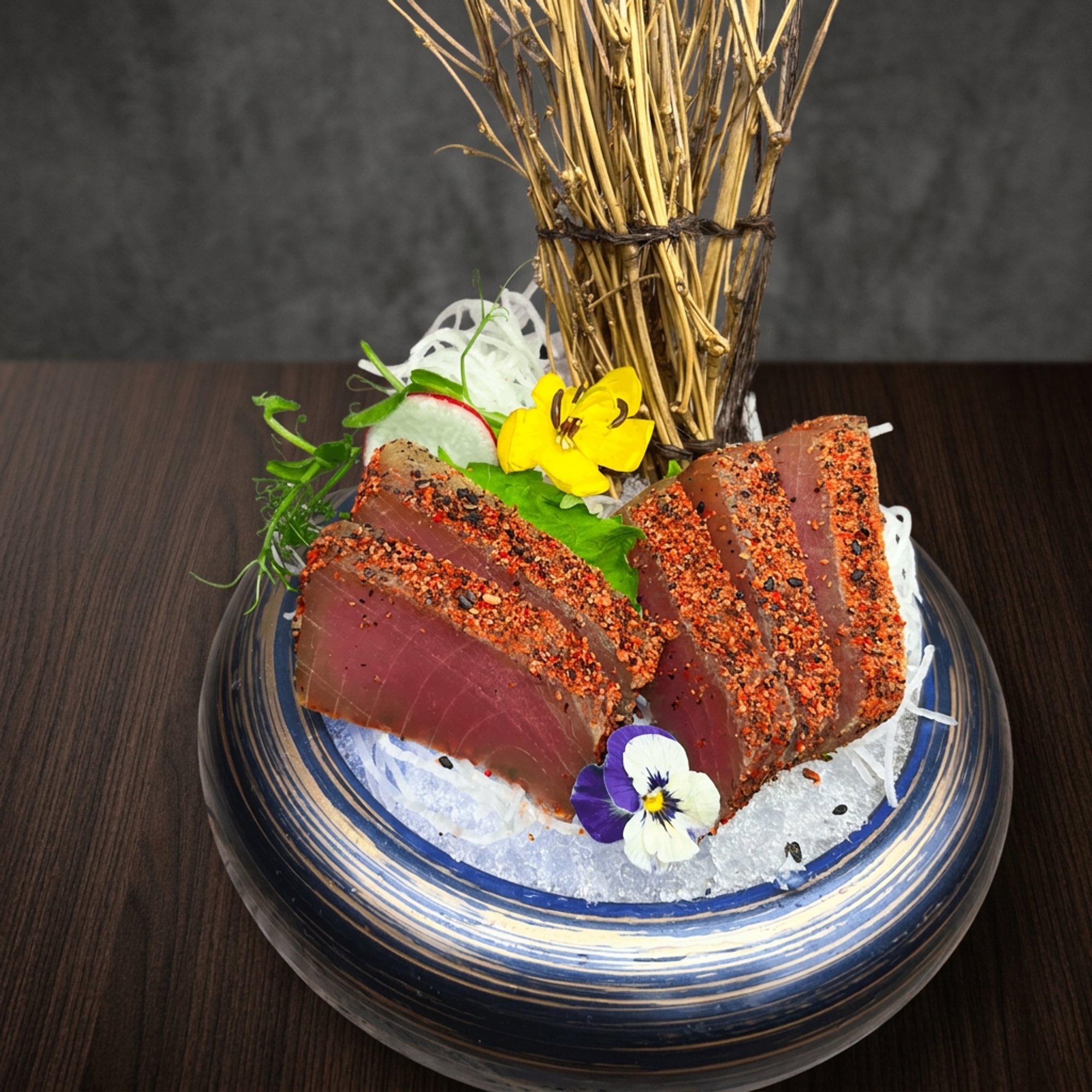 Pepper Tuna Sashimi