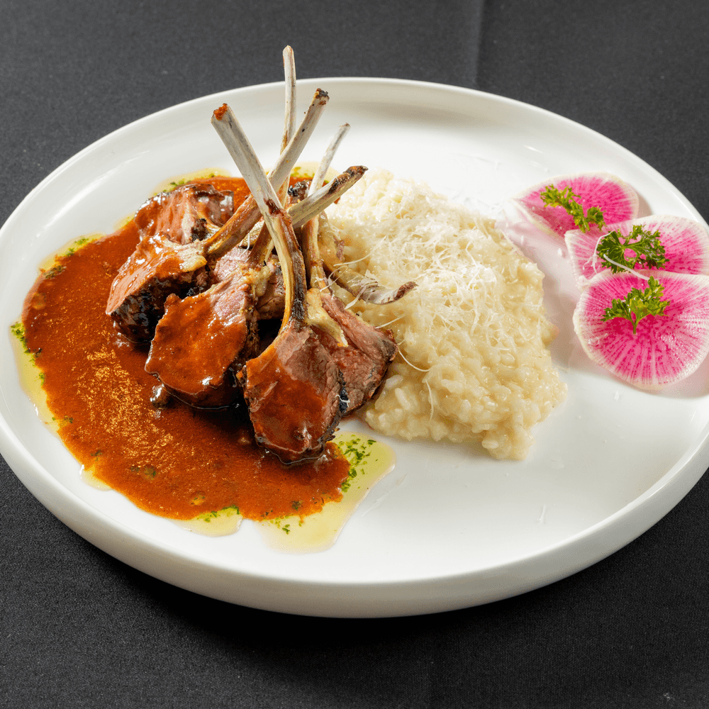 Lamb Chops Risotto