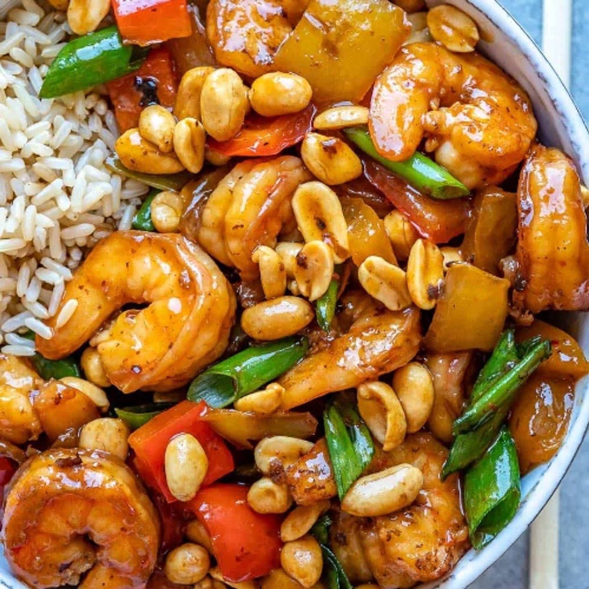 L. Kung Pao Shrimp