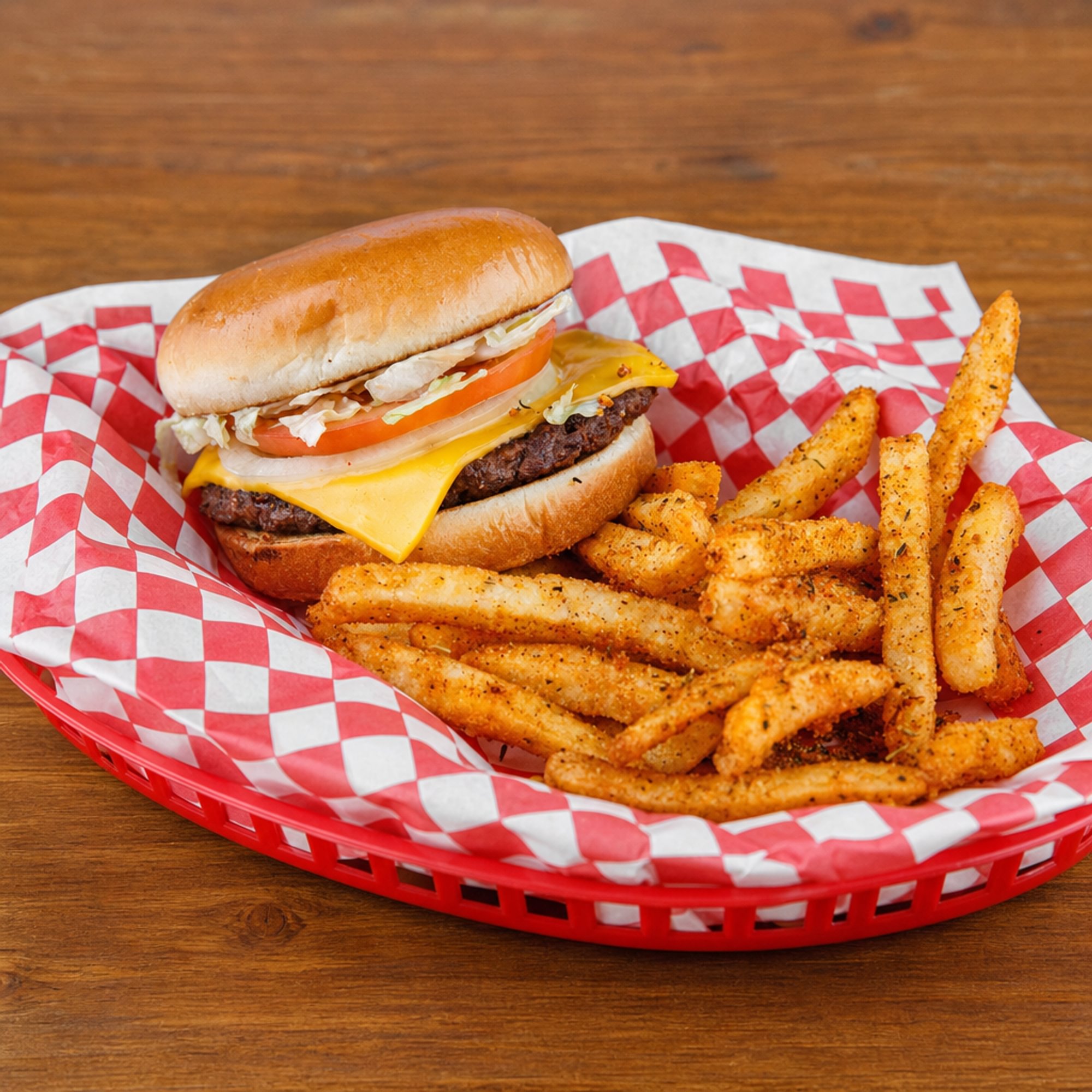 Kentucky Bison Burger Girl Combo