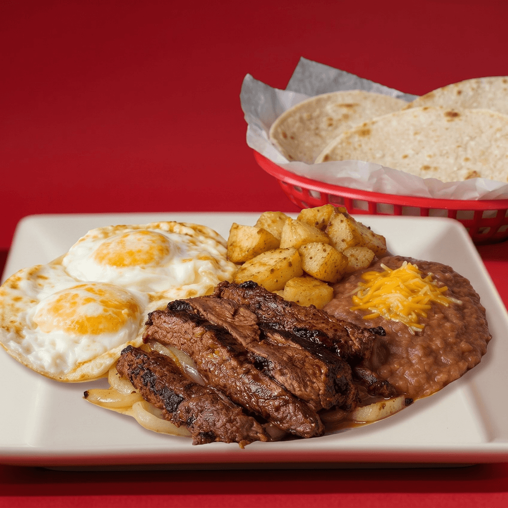 Eggs and Fajitas