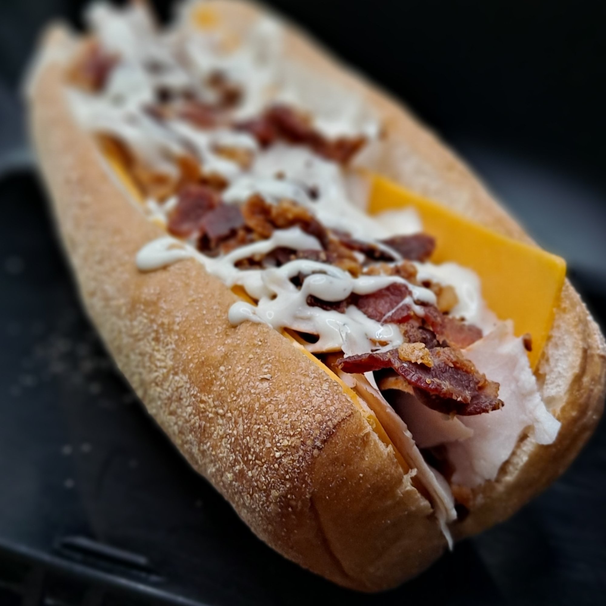 Turkey Bacon Cheddar Ranch 7"