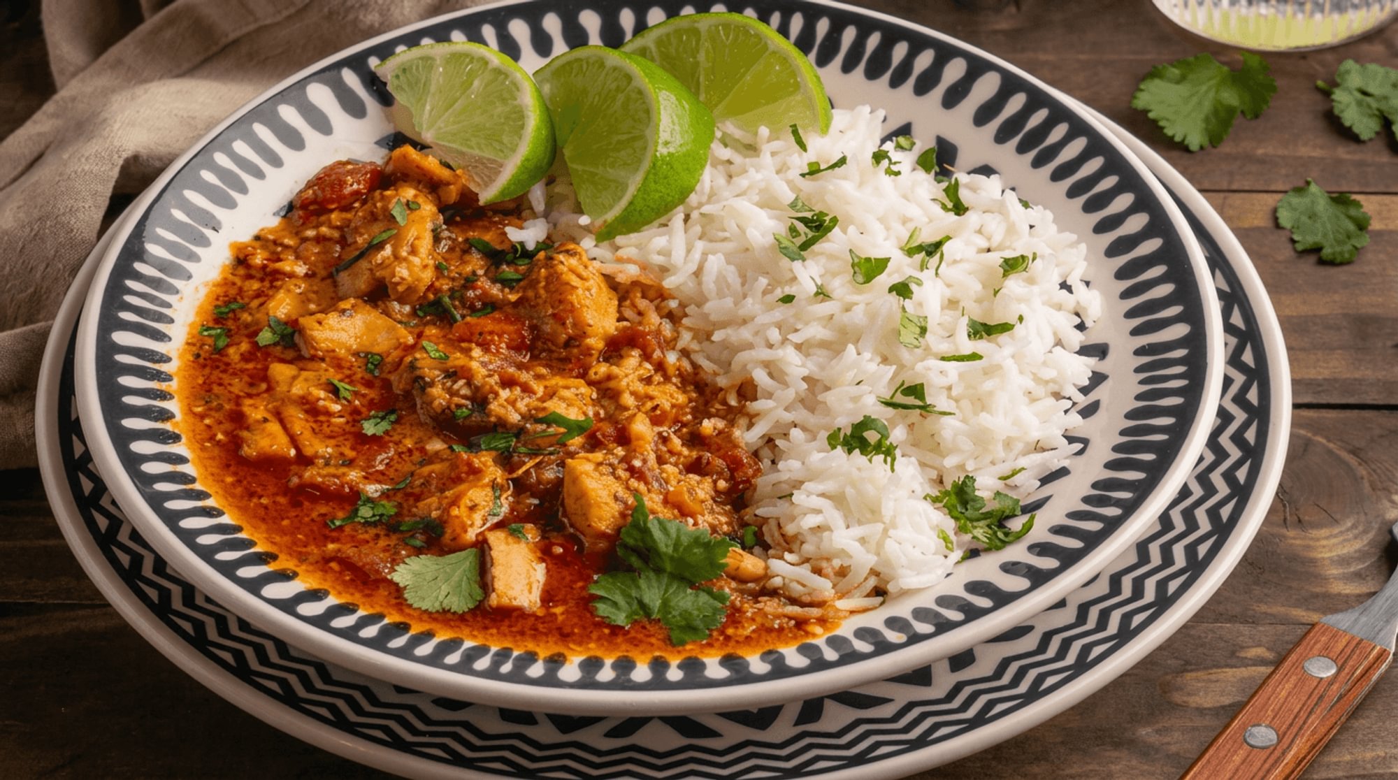 Curry Chicken + Rice + 1 Soft Drink