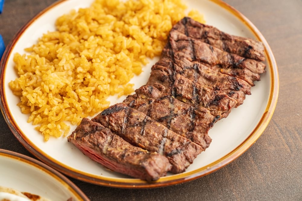 STEAK AND RICE