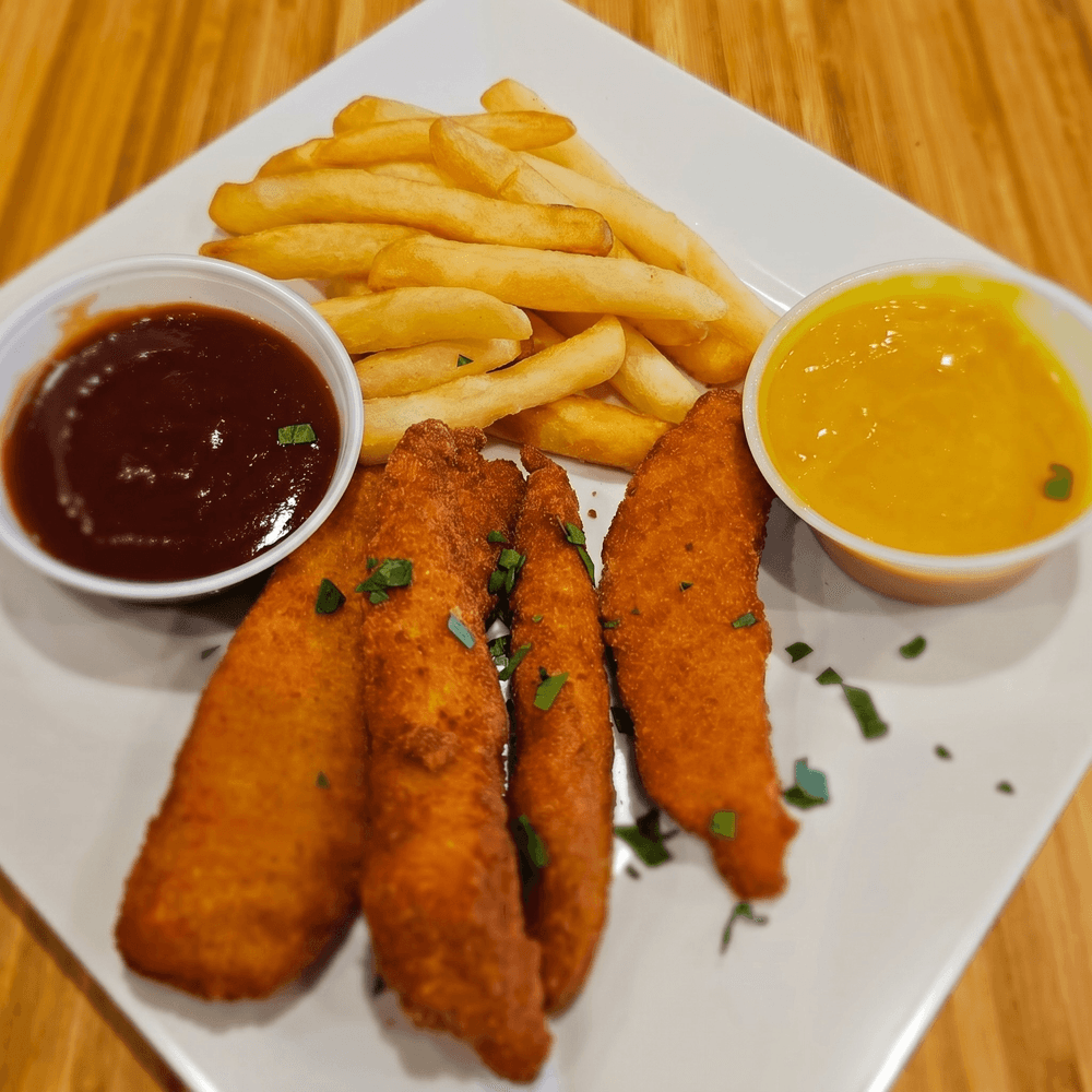 Kids Chicken Fingers (3pc) with fries