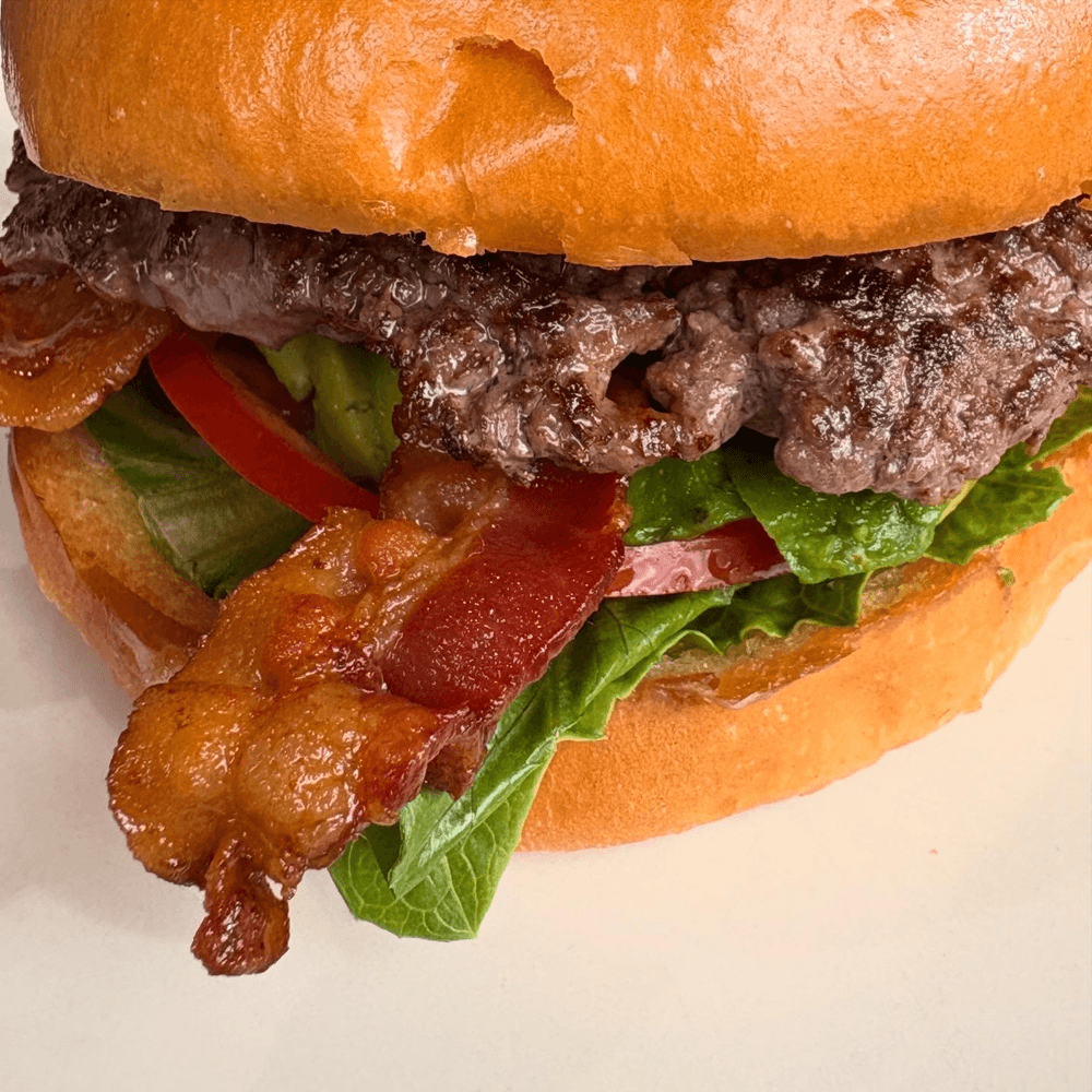 Bacon Avocado Wagyu Smash Burger