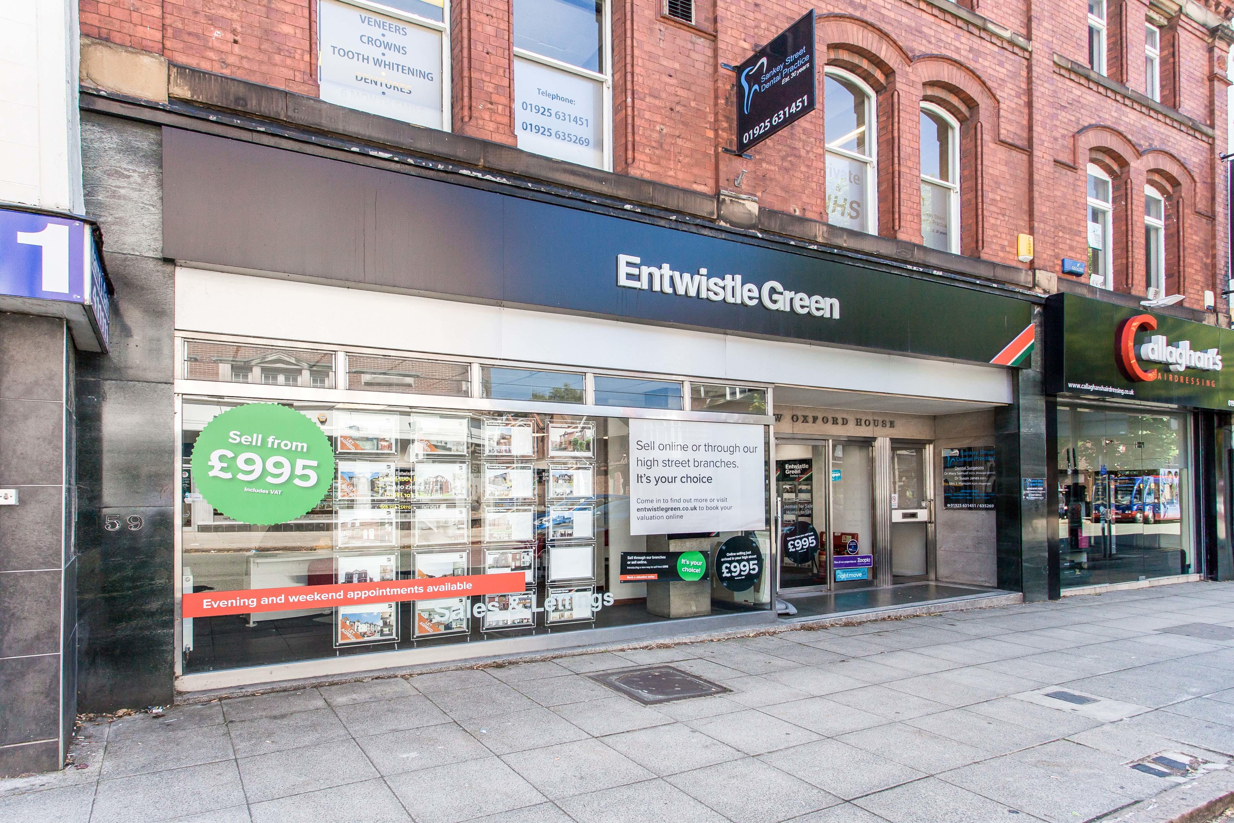 Entwistle Green Estate Agents in Warrington WA1 1SL