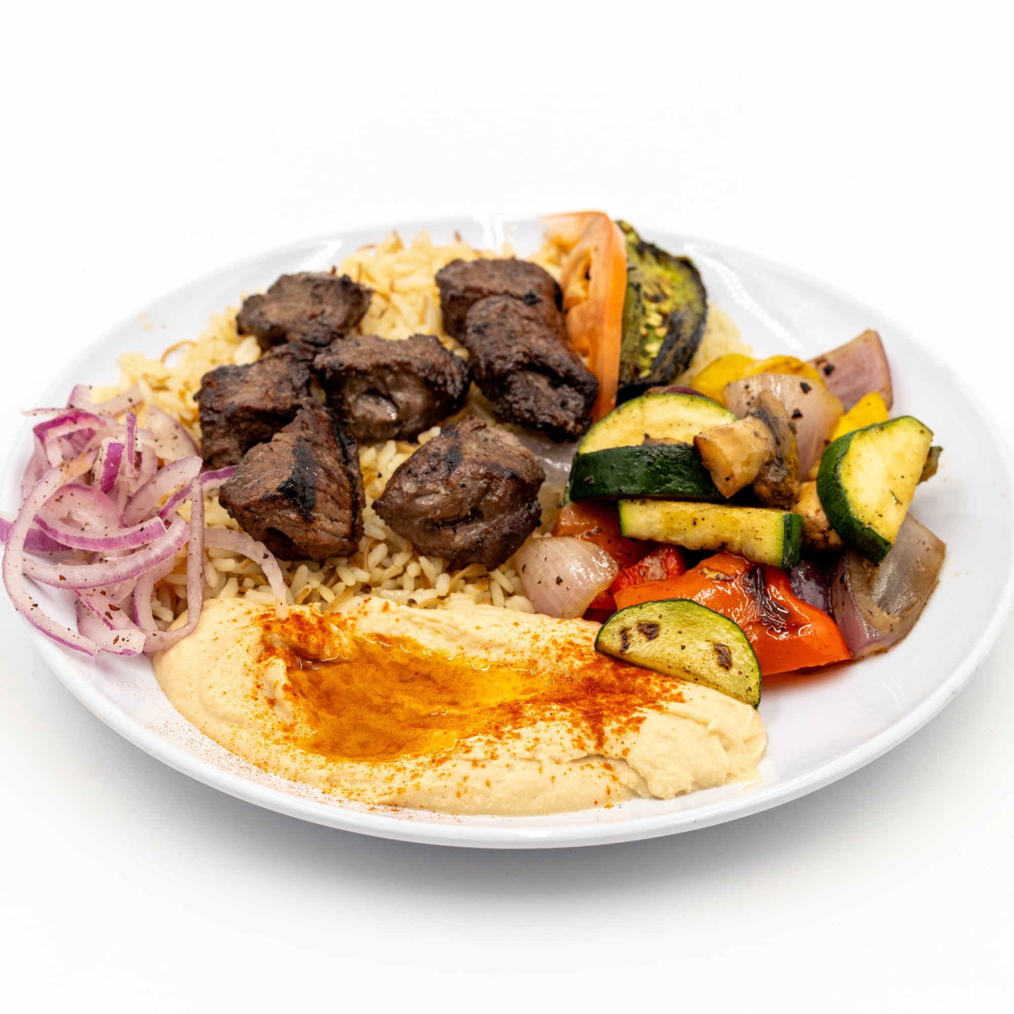 Beef Kabob Platter