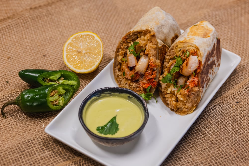 Super Shrimp burrito