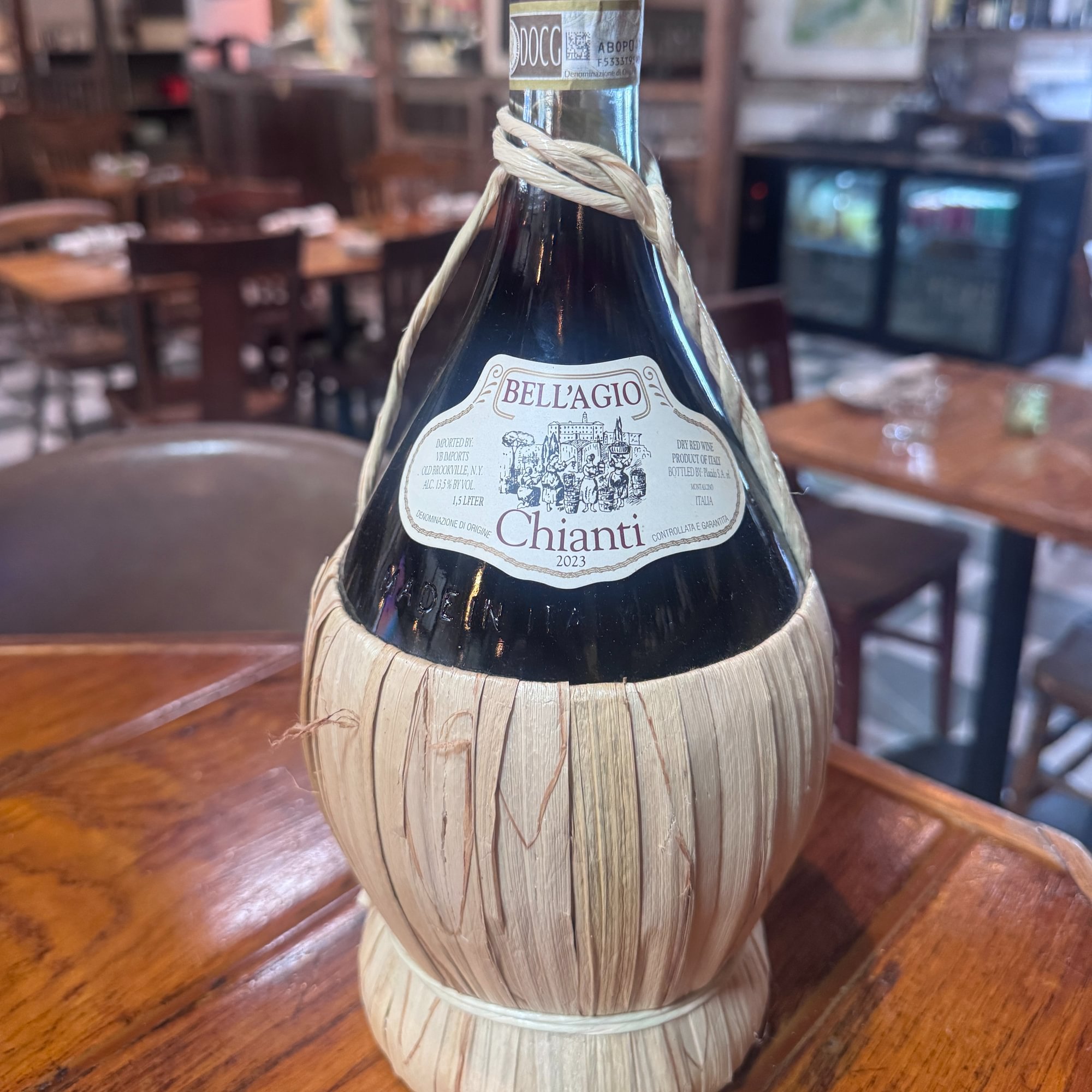 Red Chianti Flask 1.5L BTL