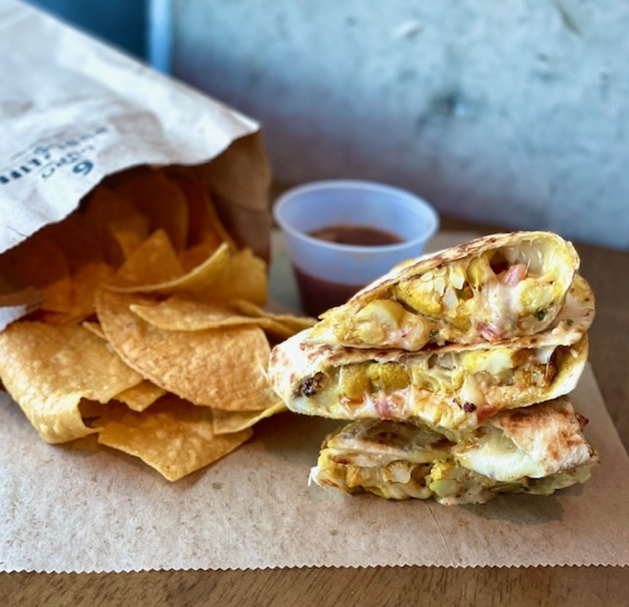 Cauliflower Quesadilla