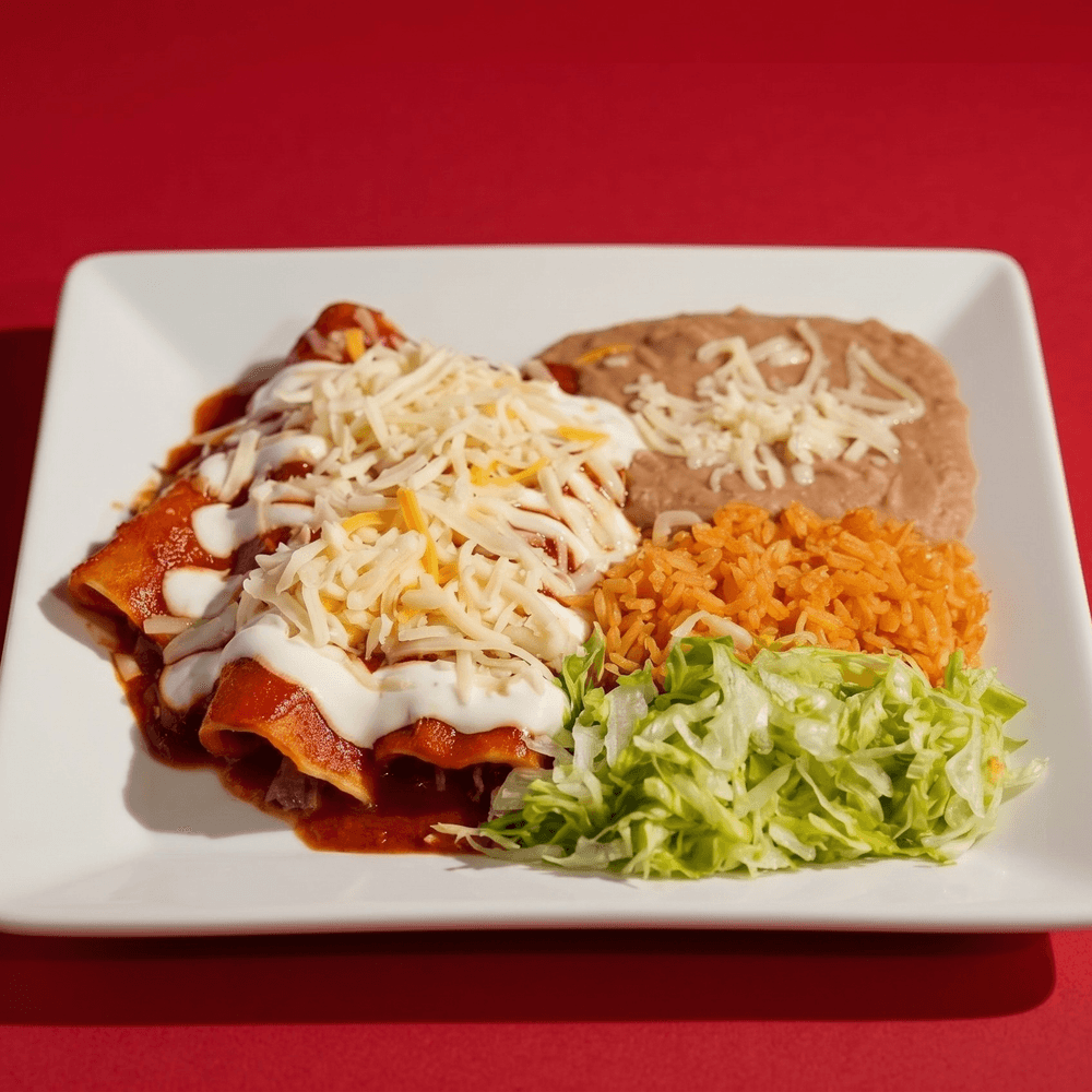 Two Enchilada Plate
