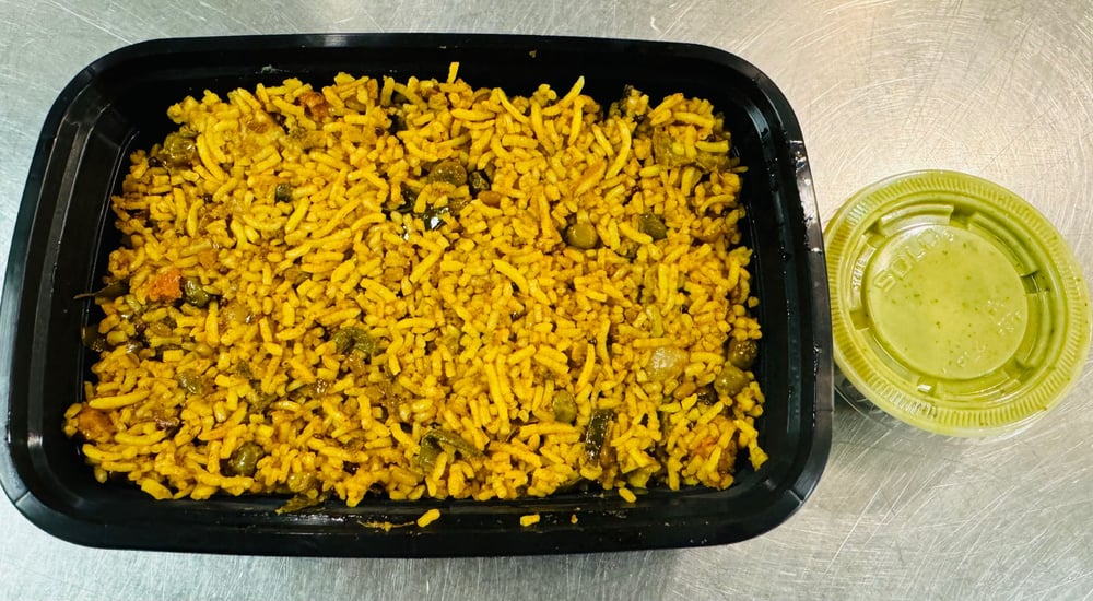Vegan Mixed Vegetable Rice (Vangibath)