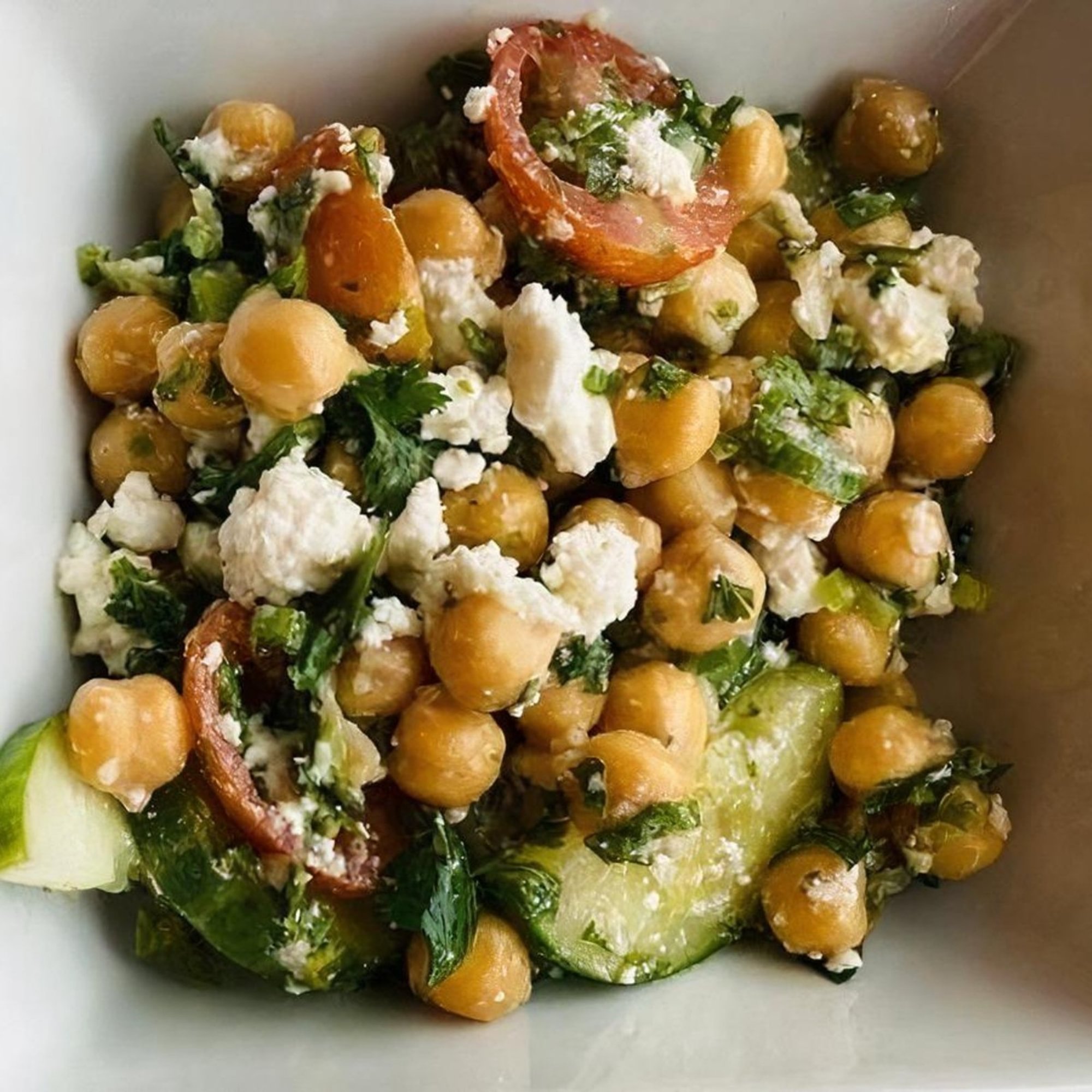 Lebanese Happy Chickpea Salad