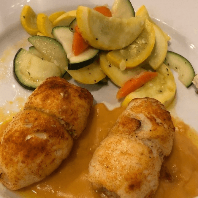 Crab Stuffed Flounder