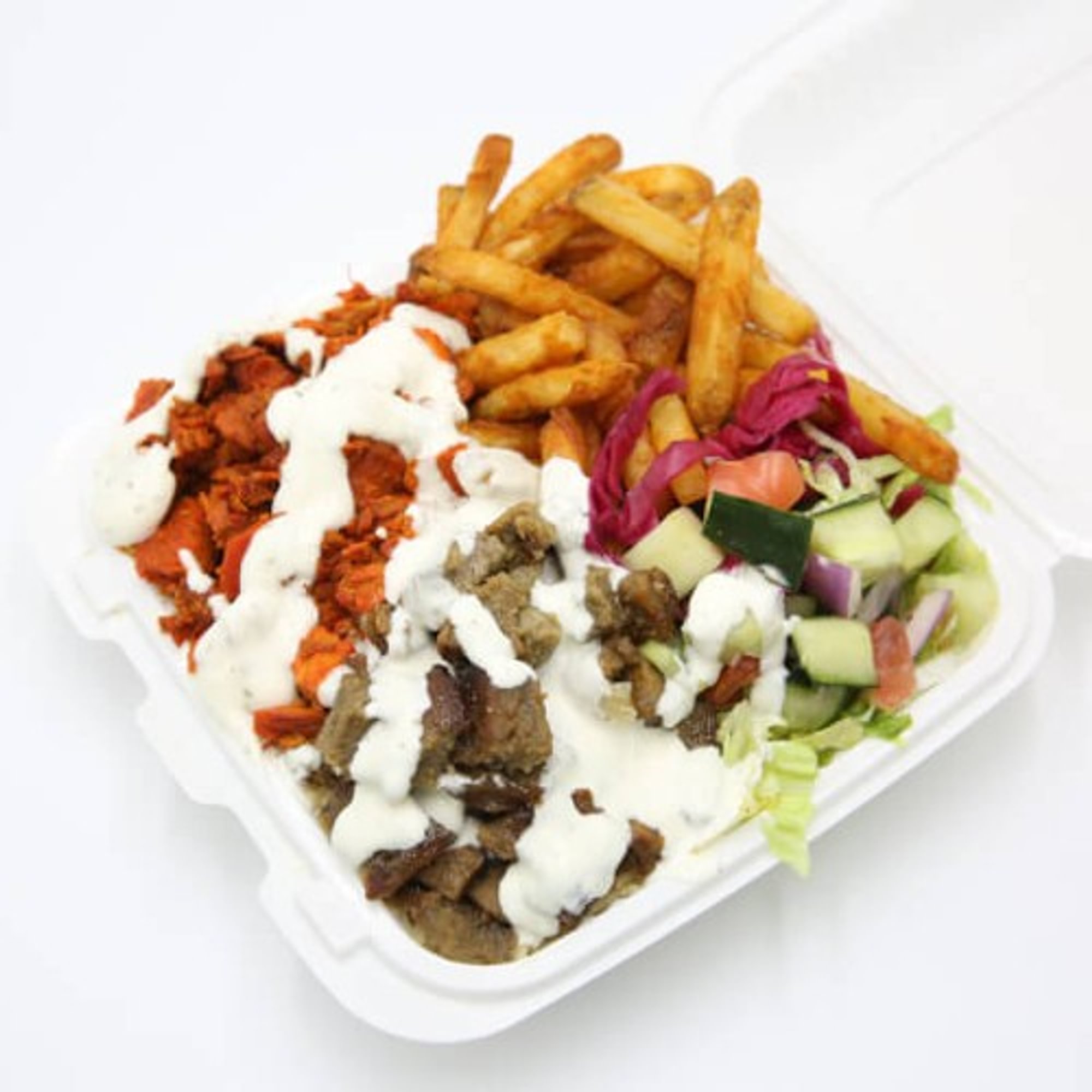 Mix Combo Over Rice Platter