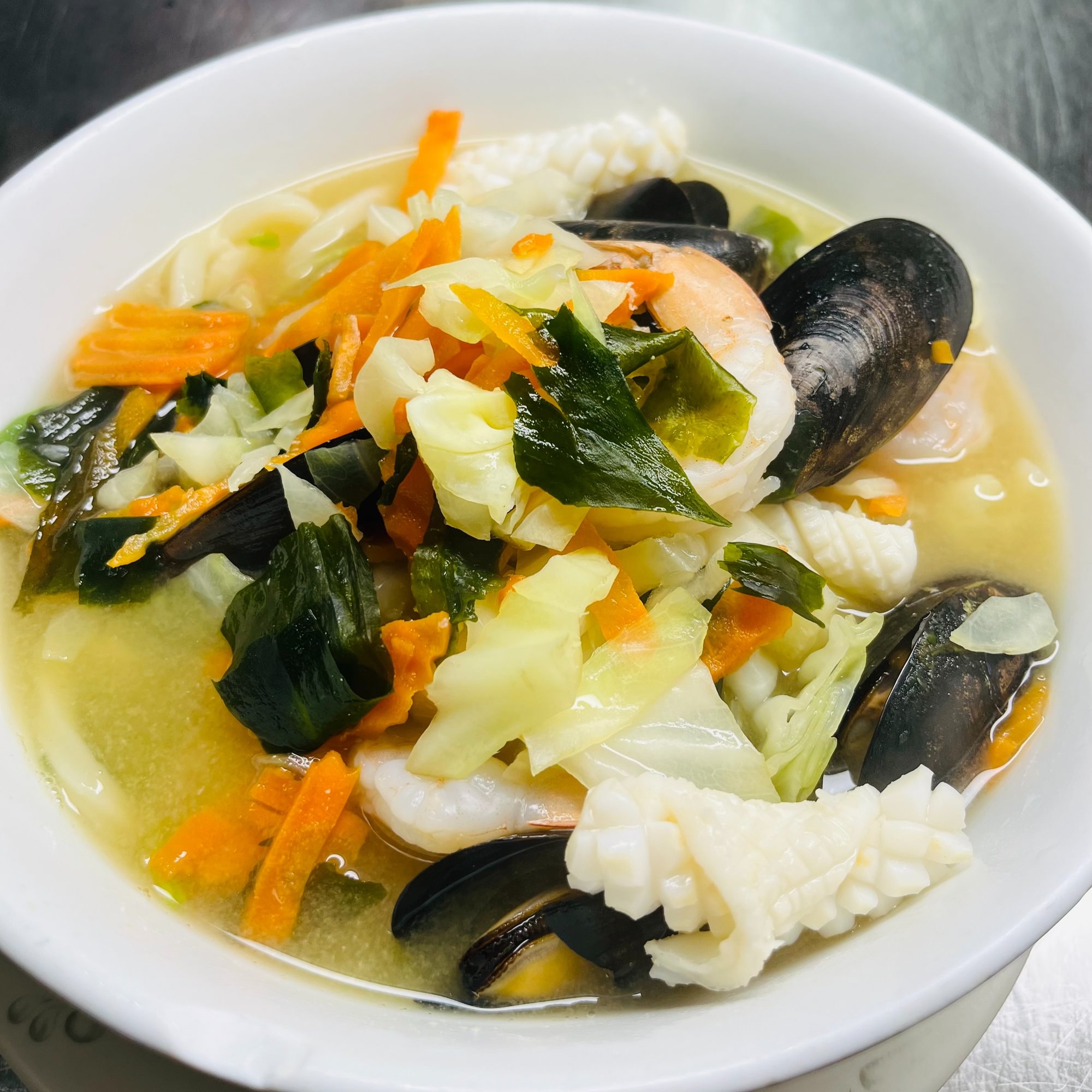 Seafood Miso Udon