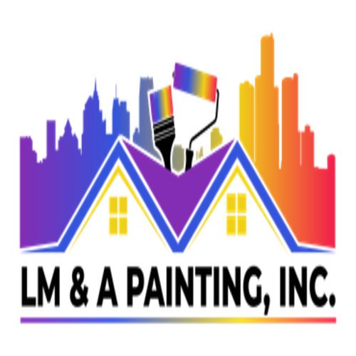 LM &amp; A Painting Logo
