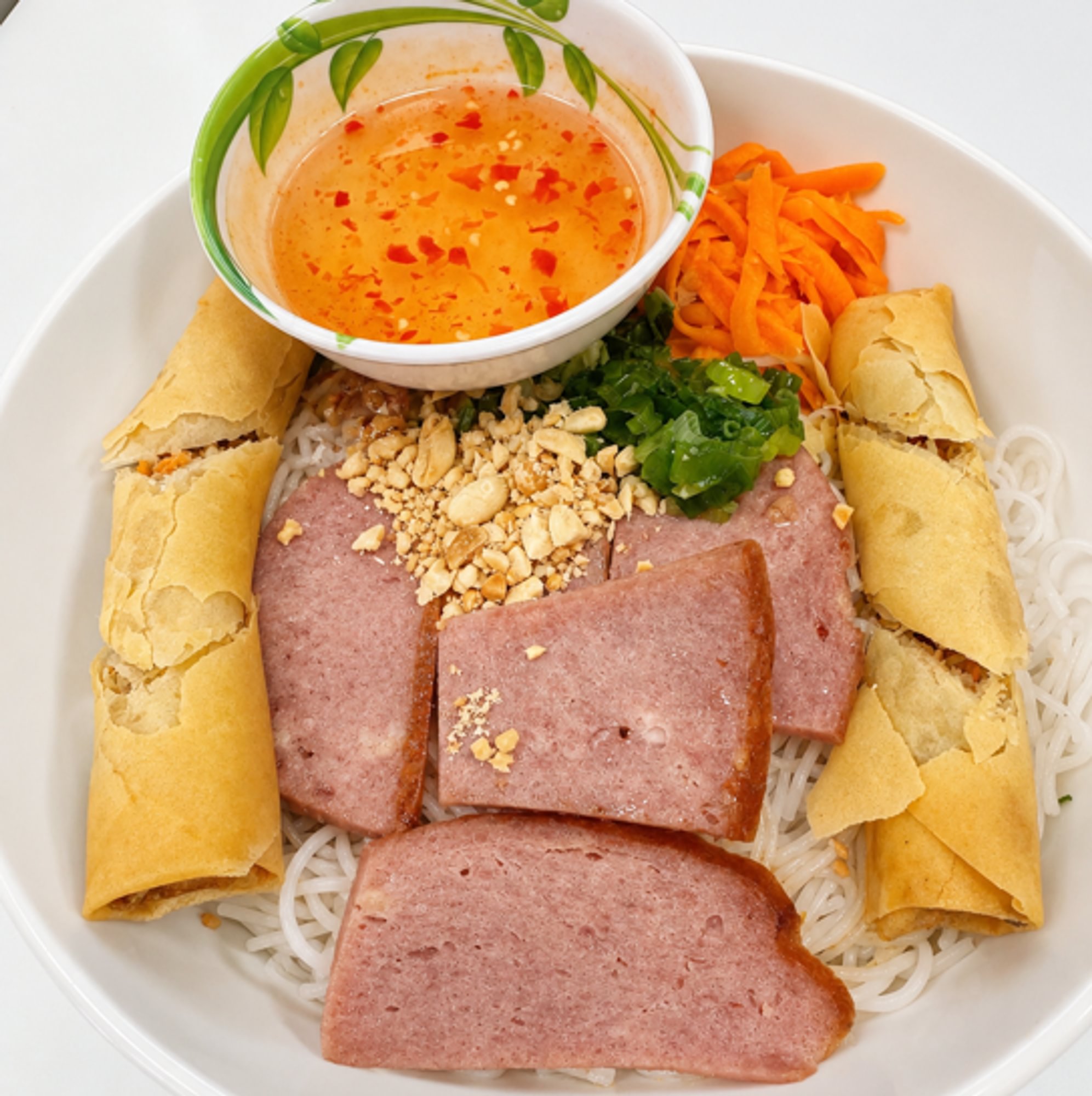 26D. Bún Nem Chả Giò (Ground Pork Sausage & Egg Rolls)