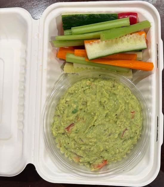 Guac And Veggie Platter