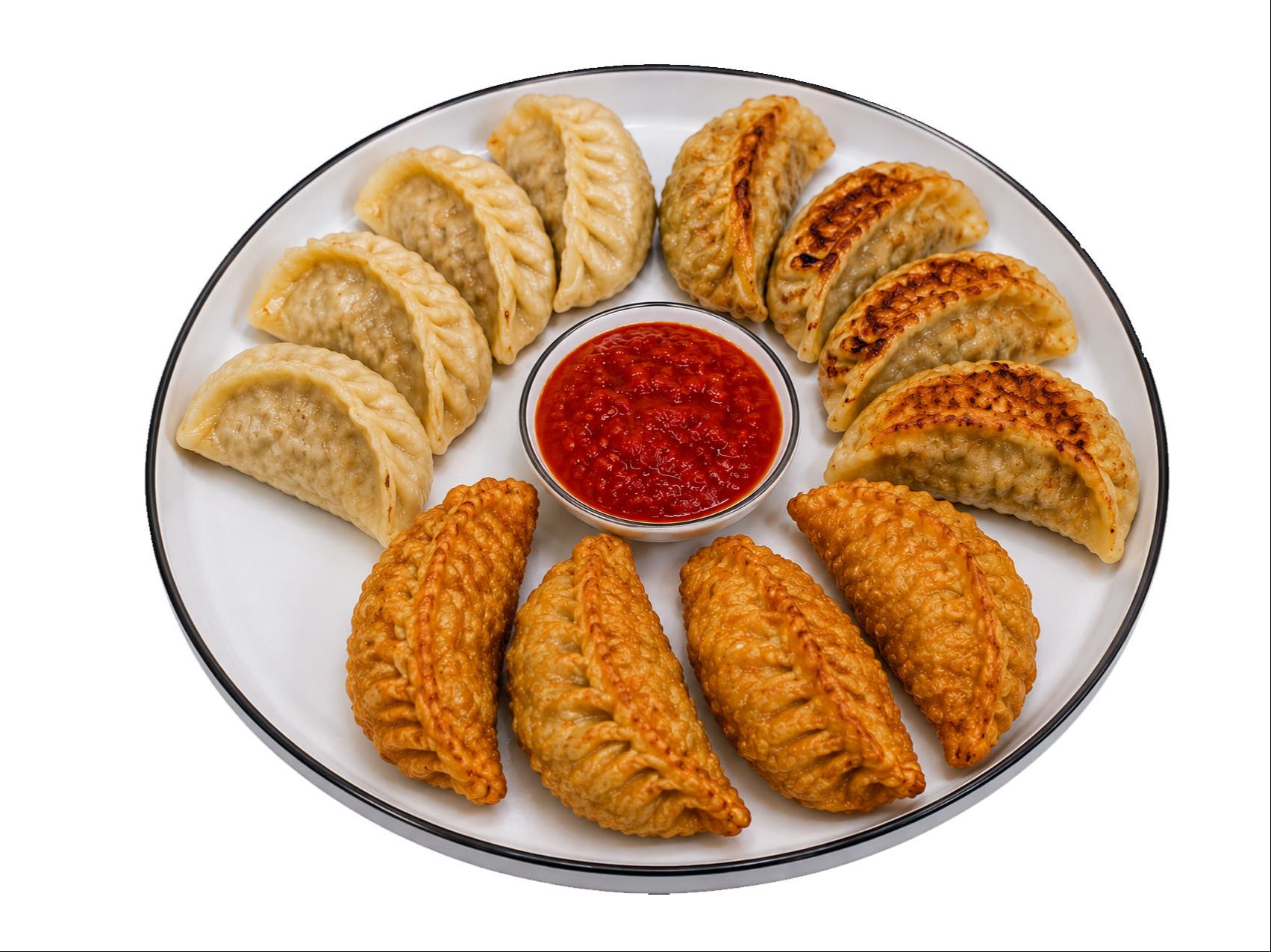 Everest Chicken Momo Platter (12 Pcs)