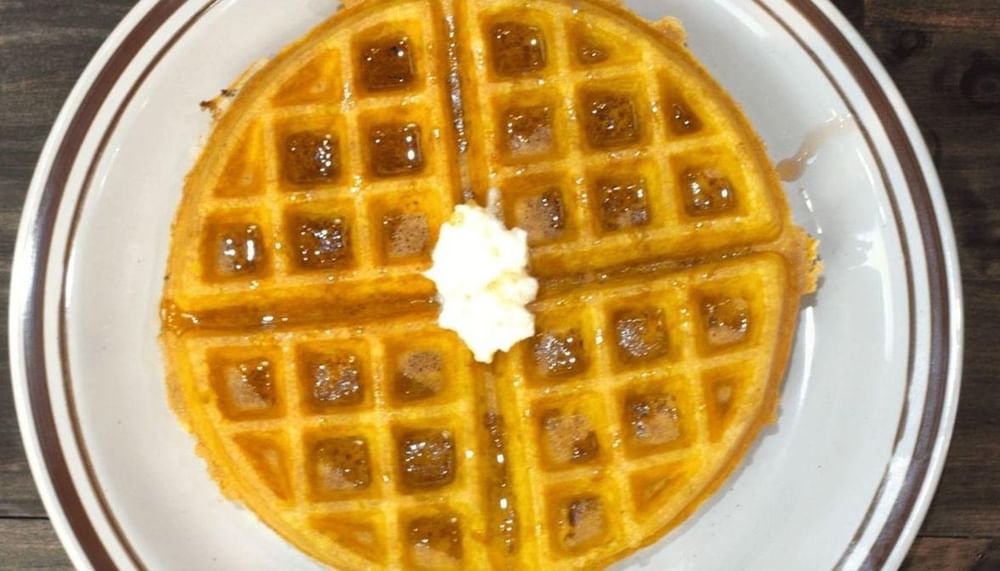 Golden Brown Belgian Waffles