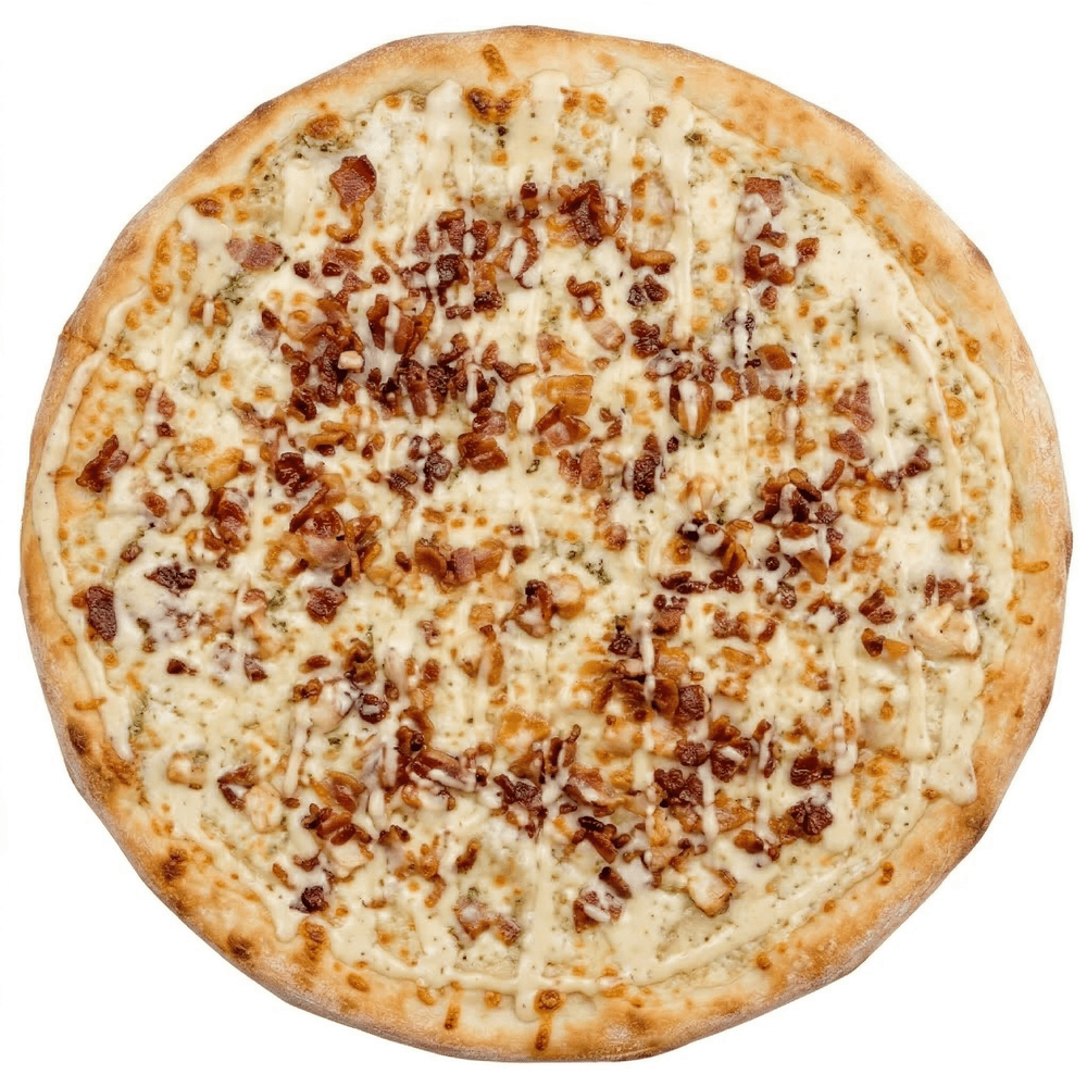 Crispy Chicken Bacon Ranch Pizza