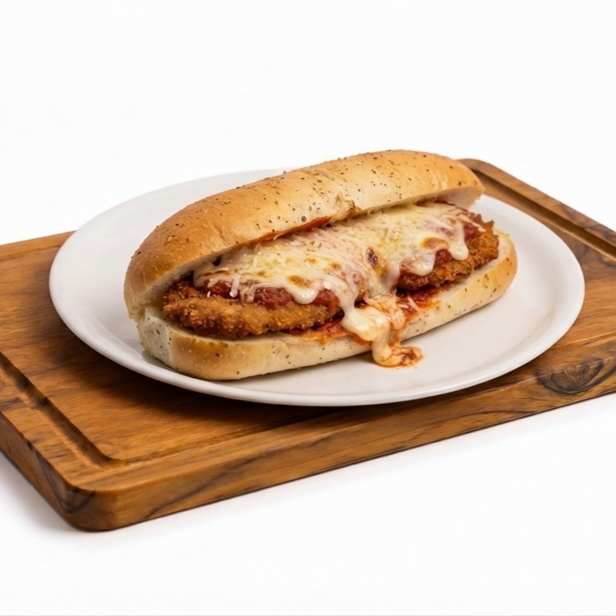 Chicken Parmigiana Roll