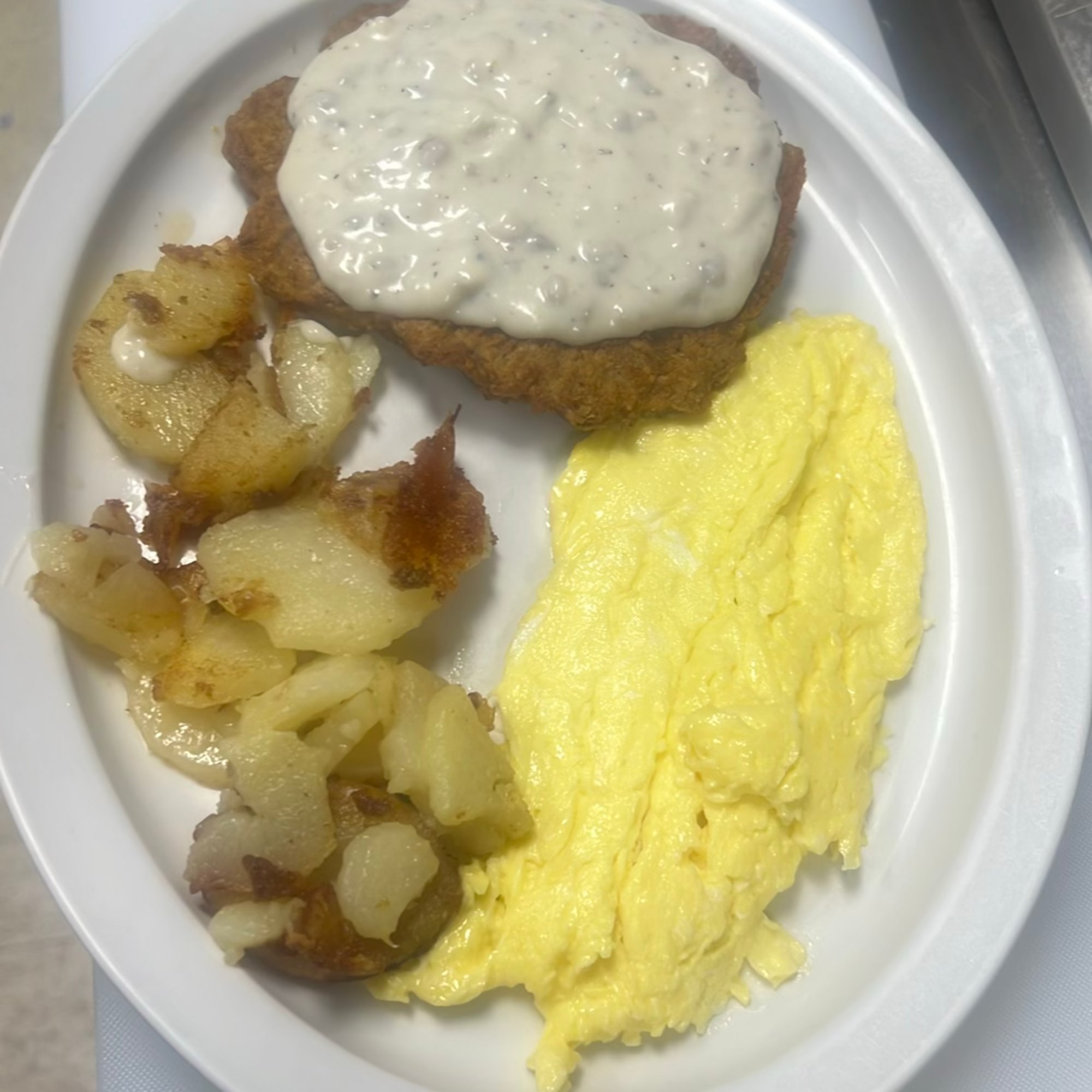 Country Fried Steak & Eggs