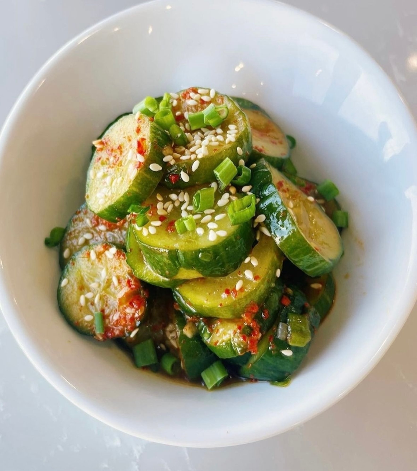 Spicy Cucumbers 蒜蓉黄瓜