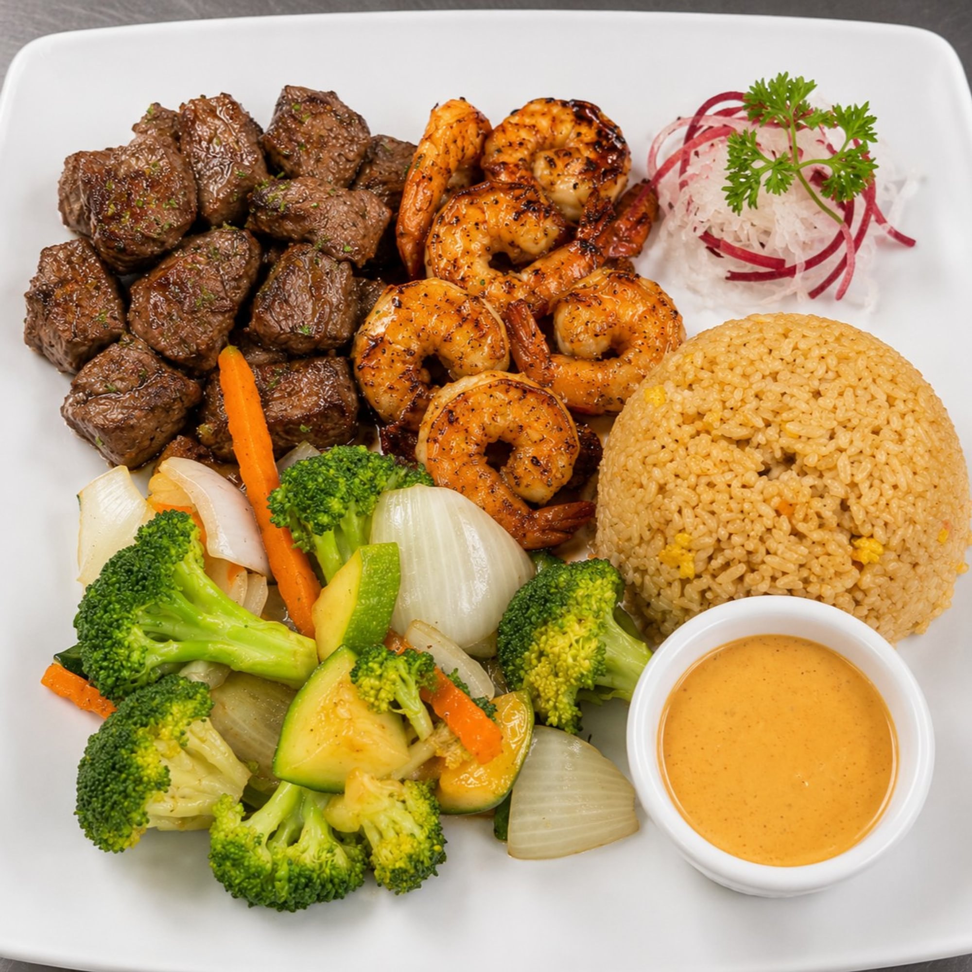 L. Hibachi Steak & Shrimp