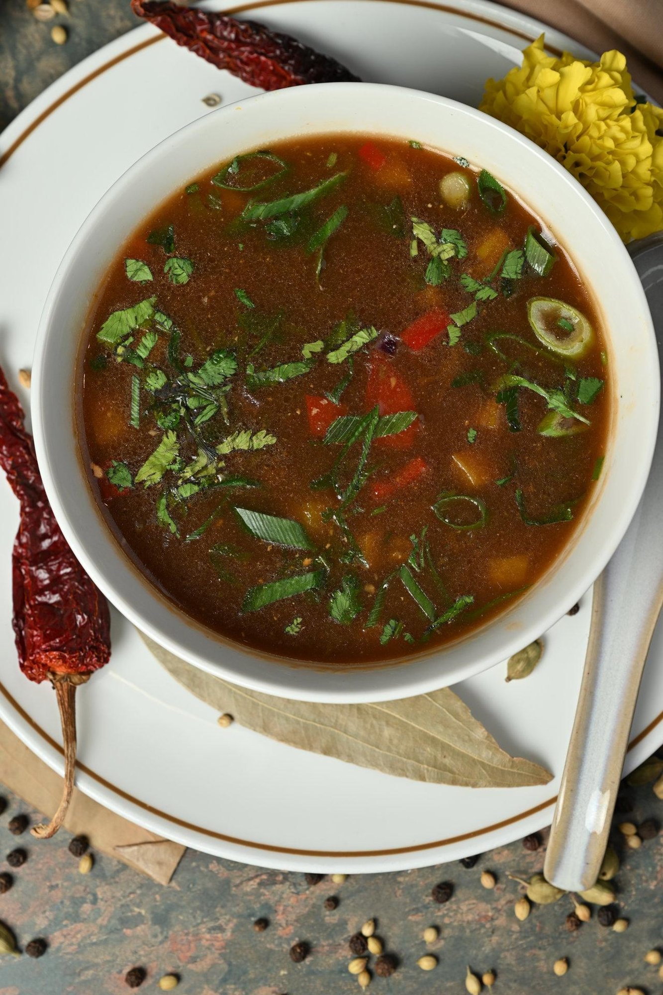 Chicken Manchow Soup