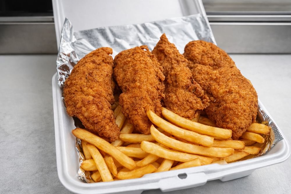 Homemade Chicken Tenders Basket