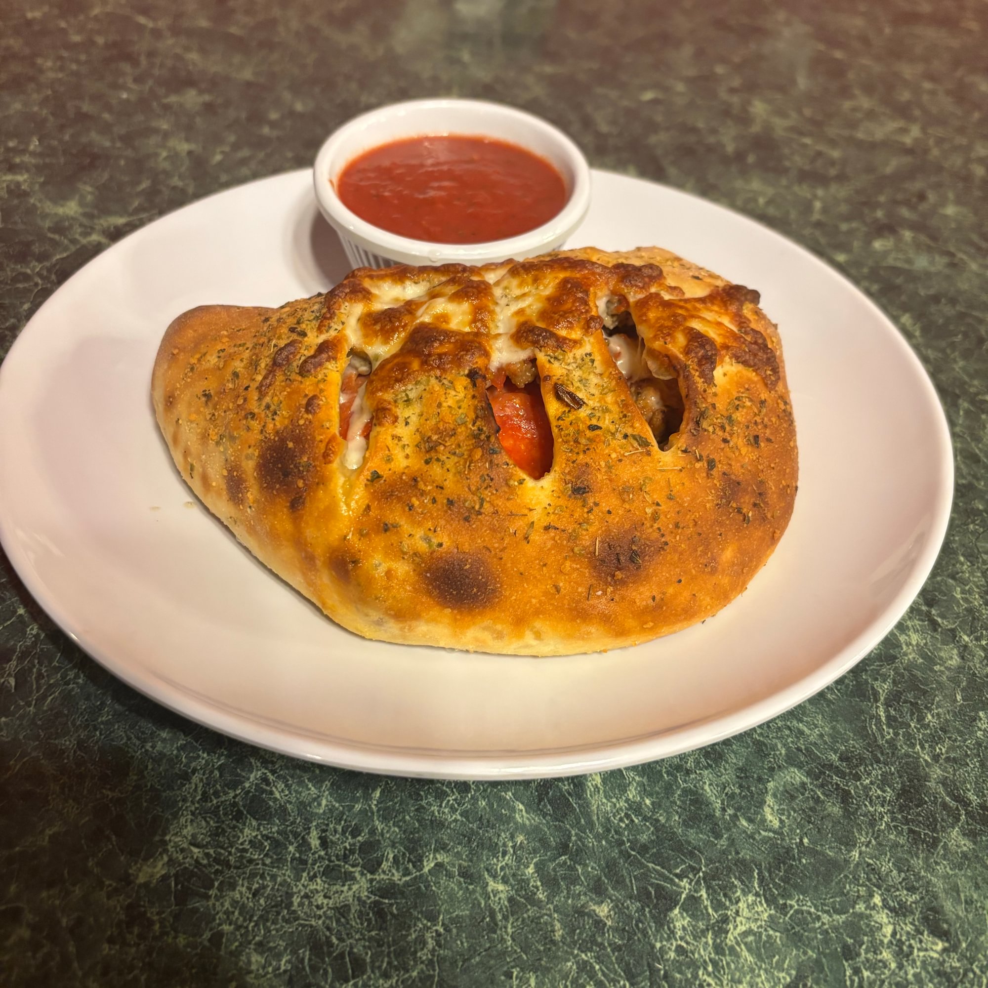 Cheese Calzone (Up to 4 toppings)