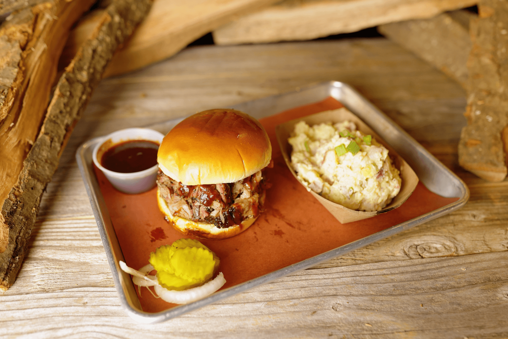 Chopped Brisket Sandwich