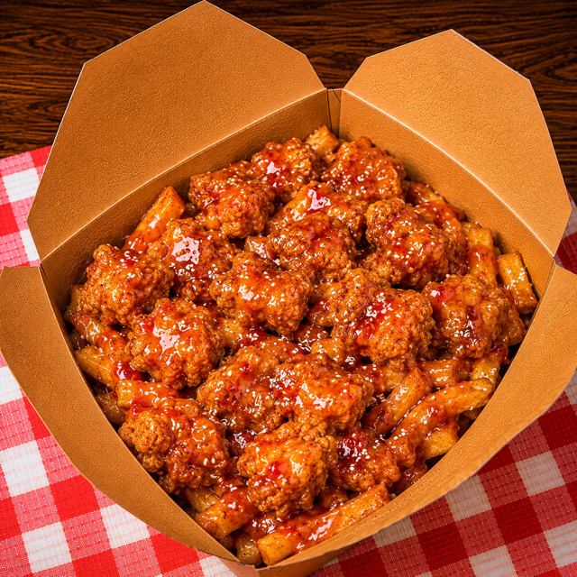 Spicy Hot Honey Crispy Chicken Fries Bowl