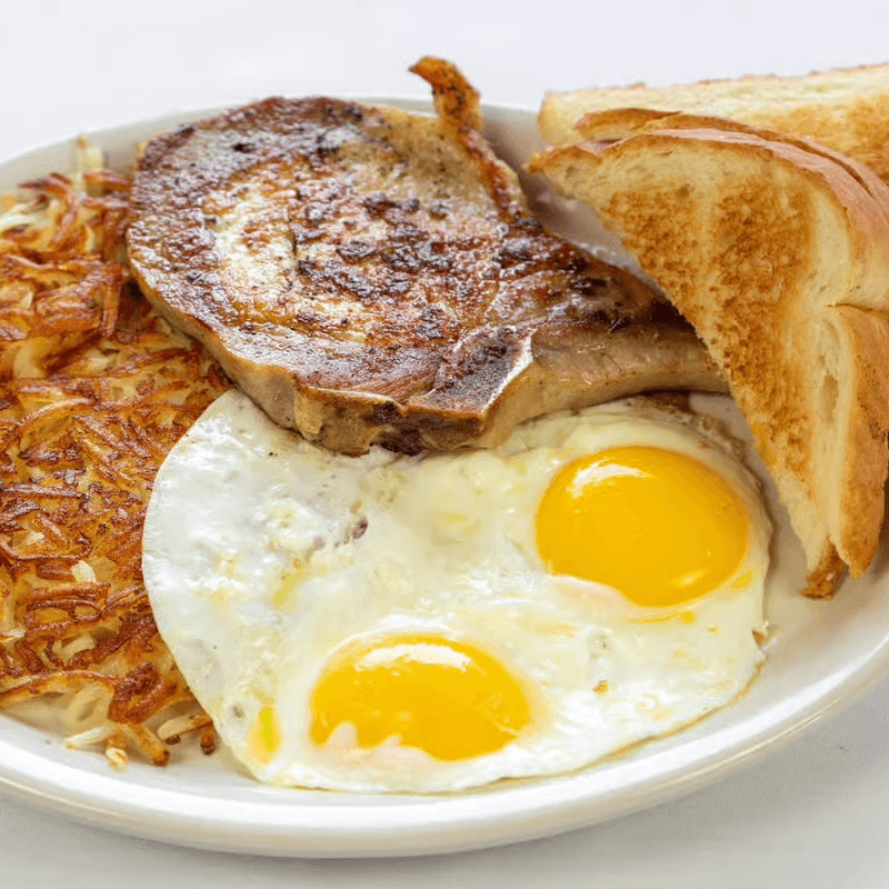 One 8-oz. Pork Chop