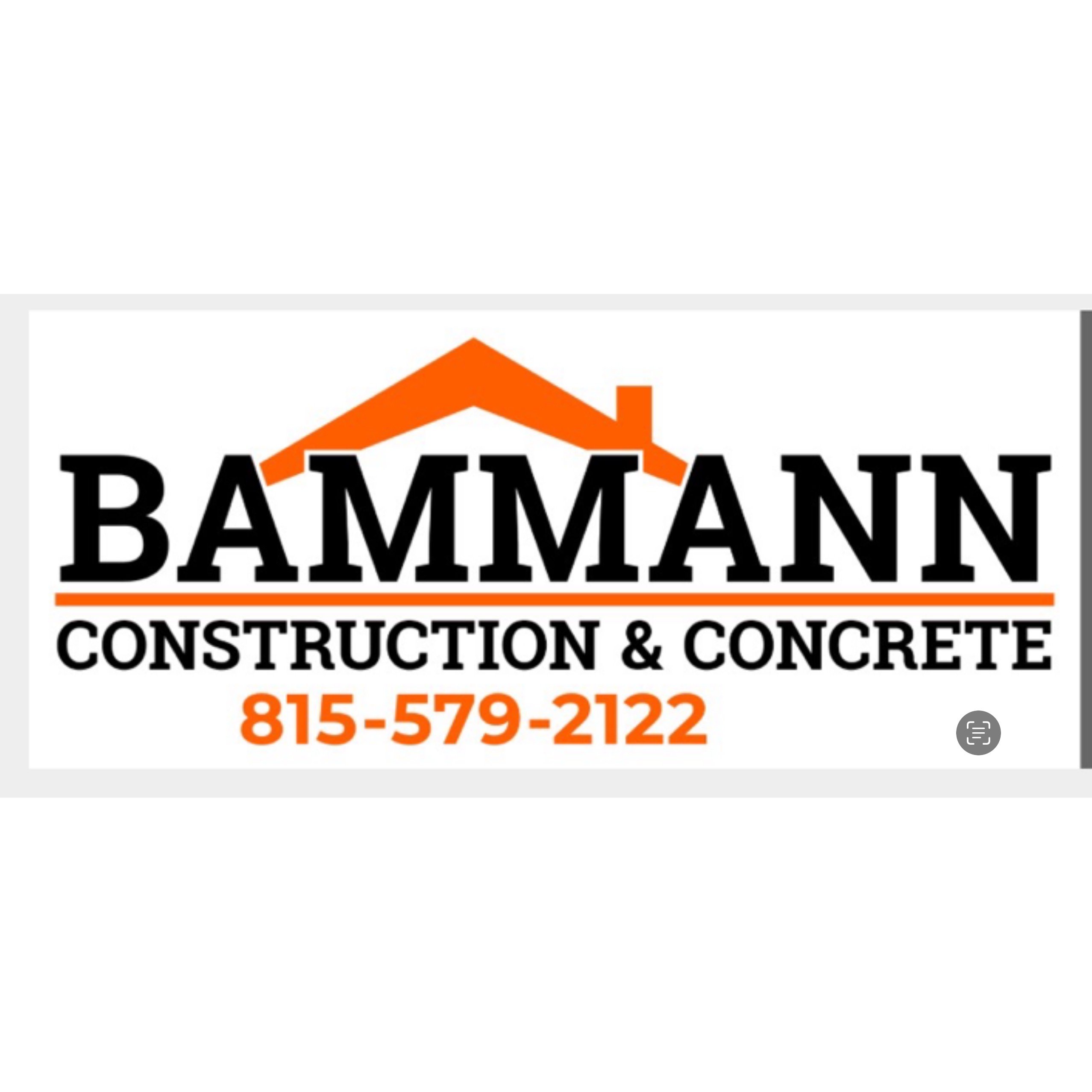 Bammann Construction and Concrete Logo