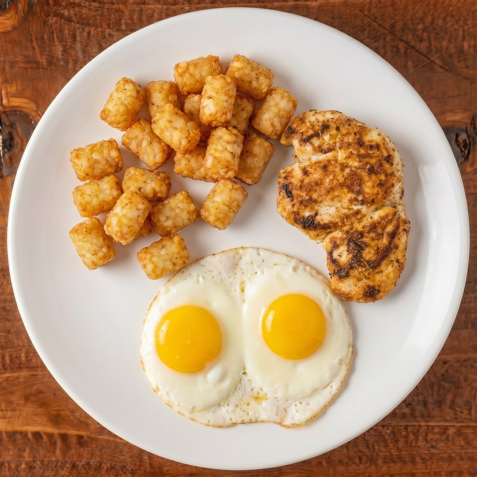 Grilled Chicken & Eggs