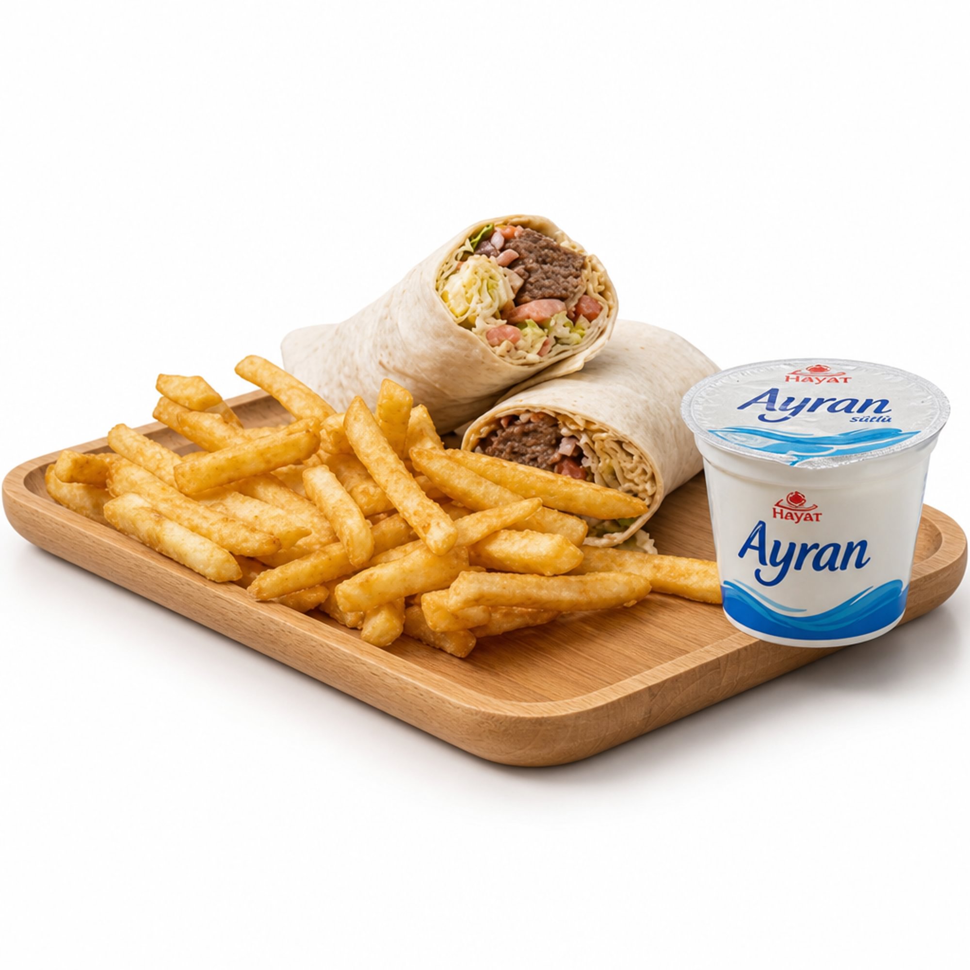 Adana Wrap Combo with Ayran