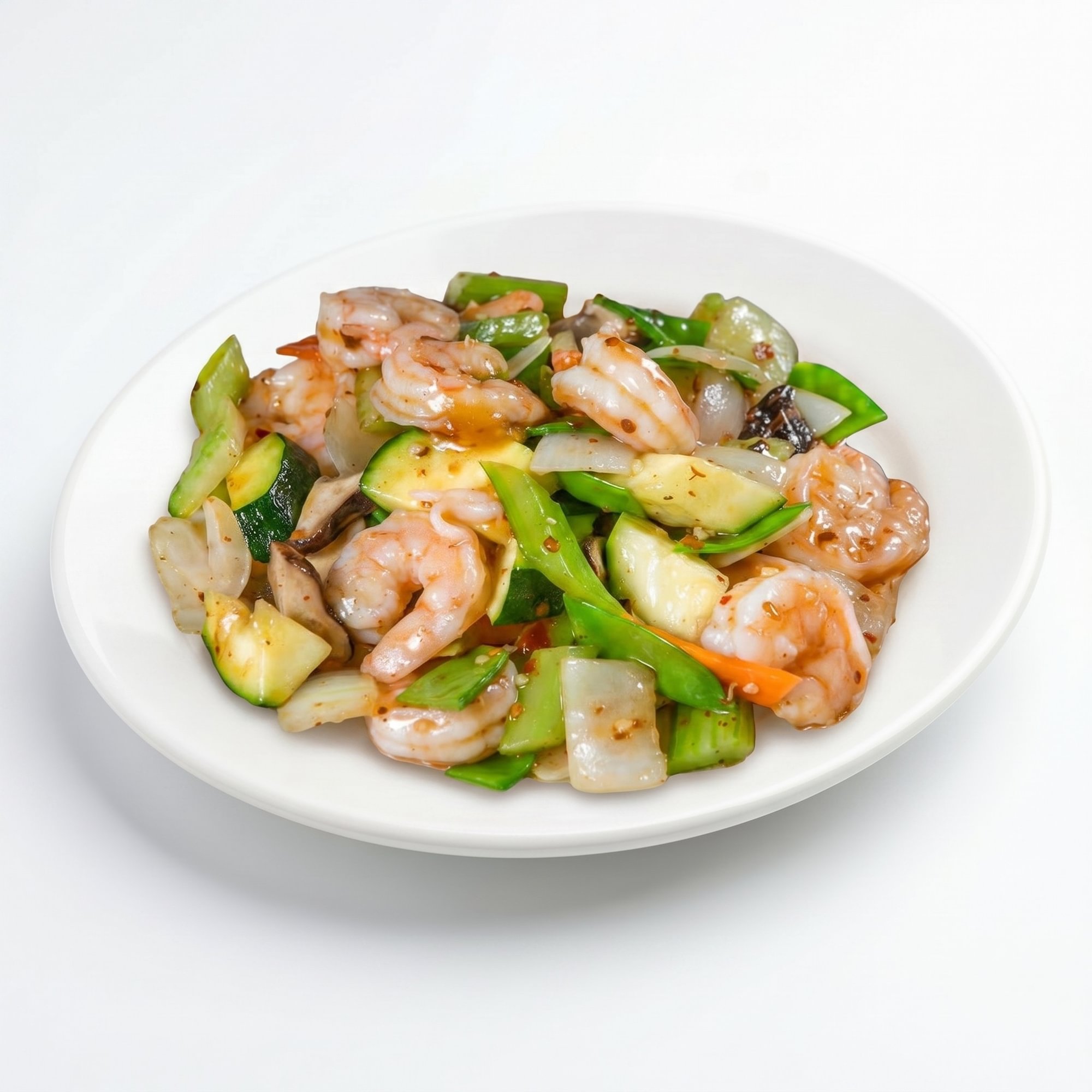 Spicy Garlic Prawns or Sole Fillet
