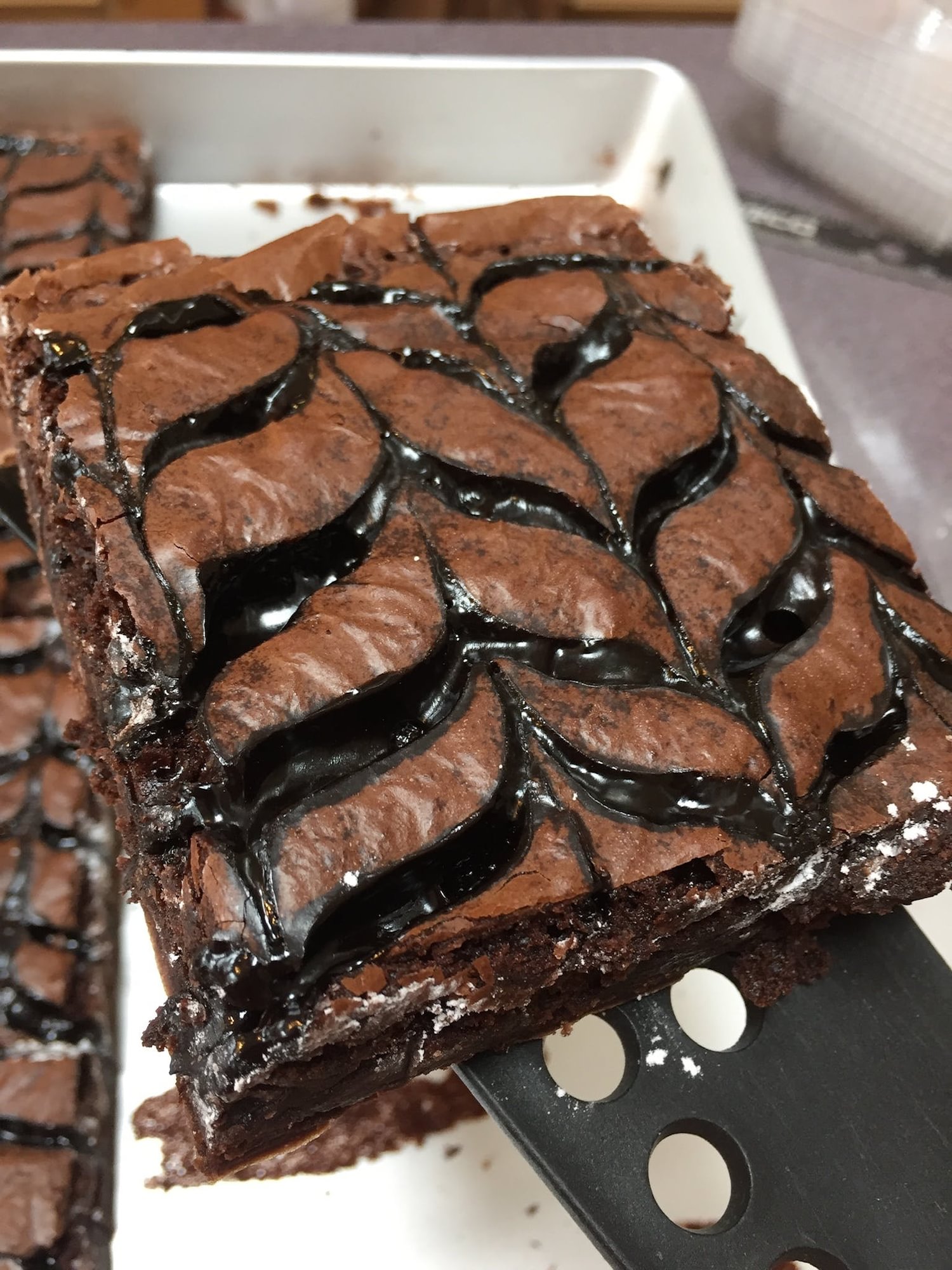 Fudge Striped Brownie