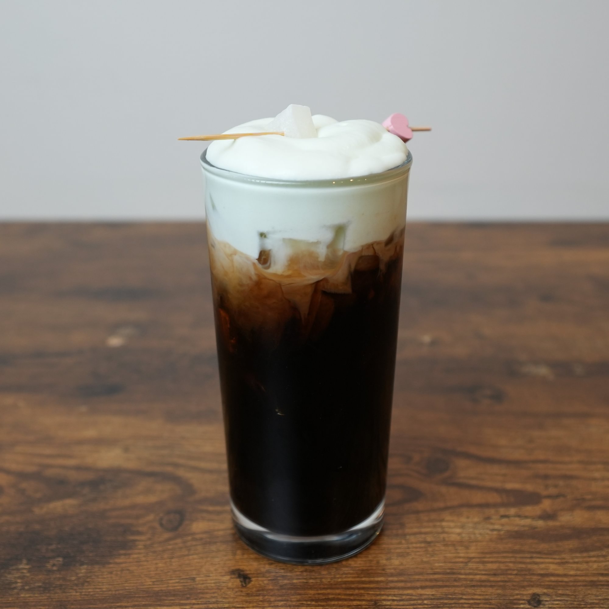 Thai Iced Coffee + Pandan Cloud